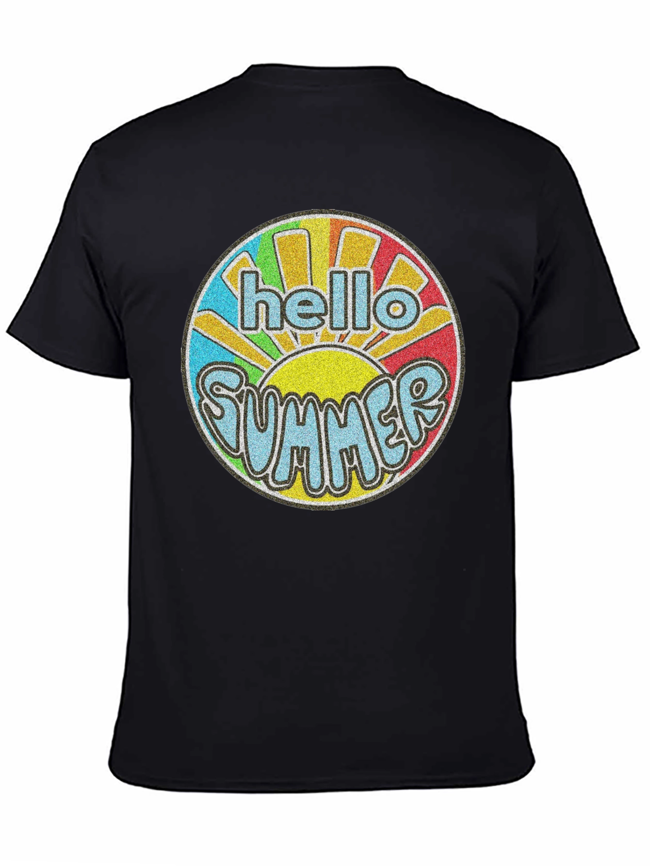 Hello Summer Retro Graphic T-Shirt