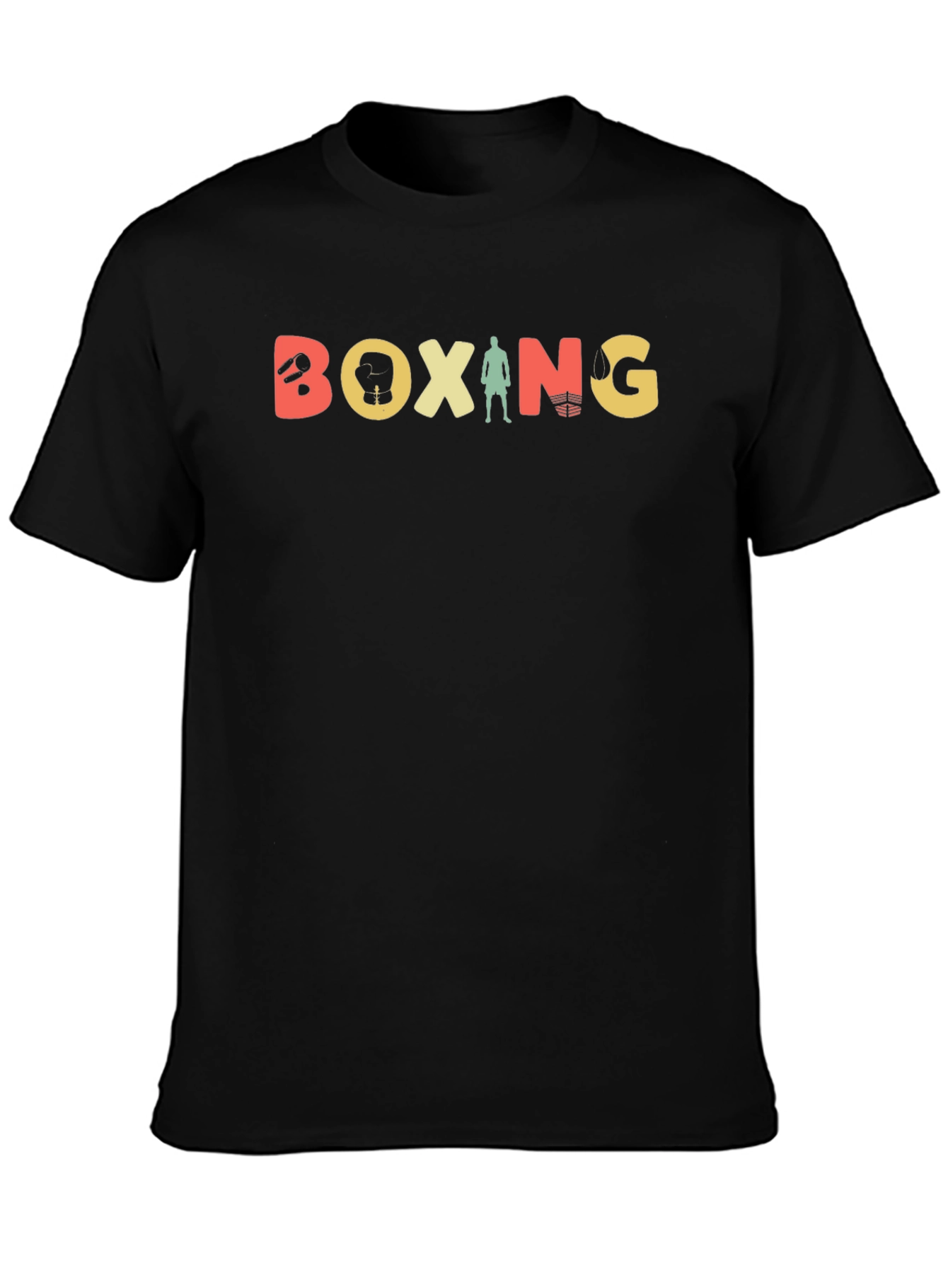 Retro Boxing Graphic Tee - Punchy Style
