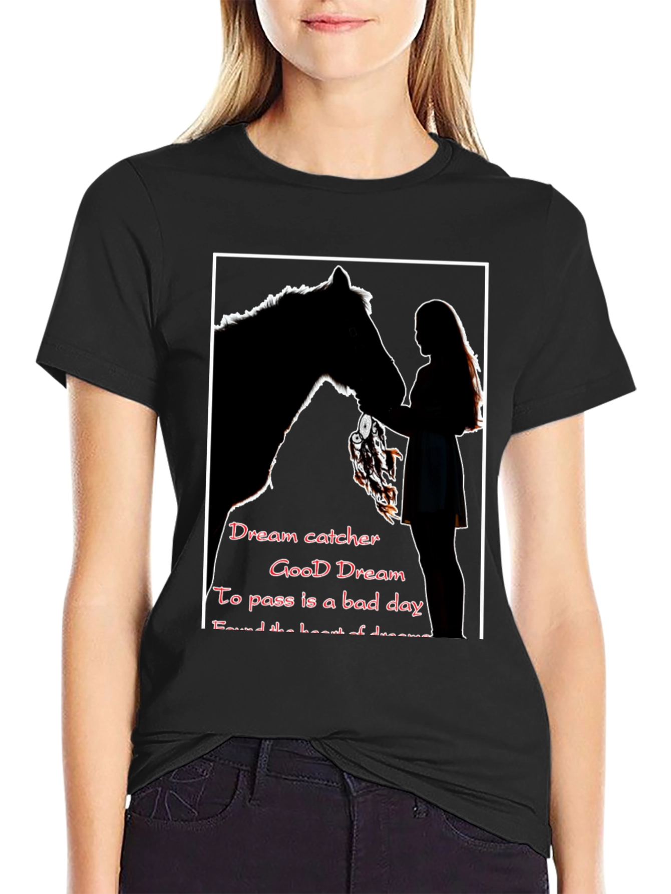 Dream Catcher Horse Graphic T-Shirt