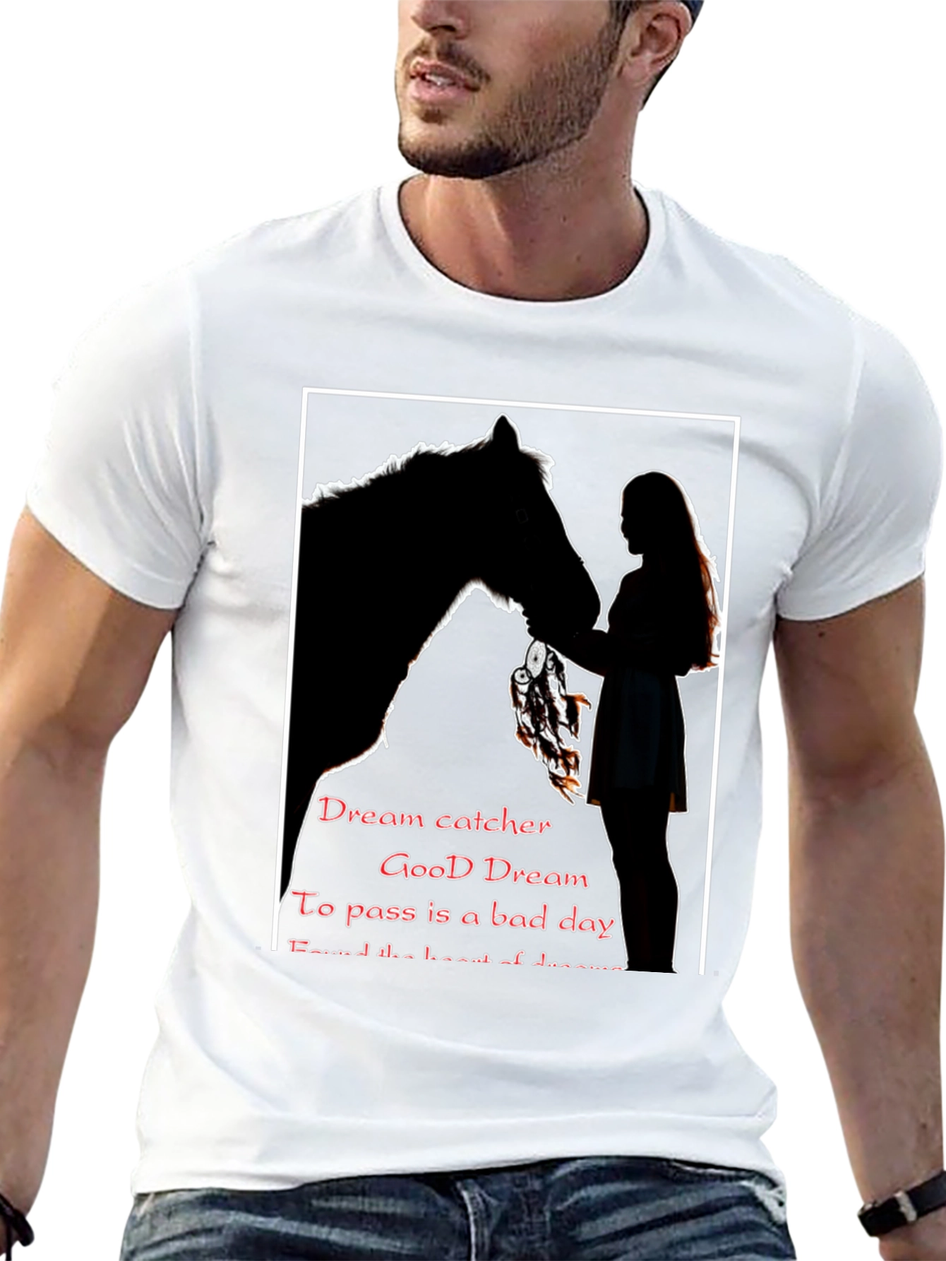 Dream Catcher Horse Graphic T-Shirt