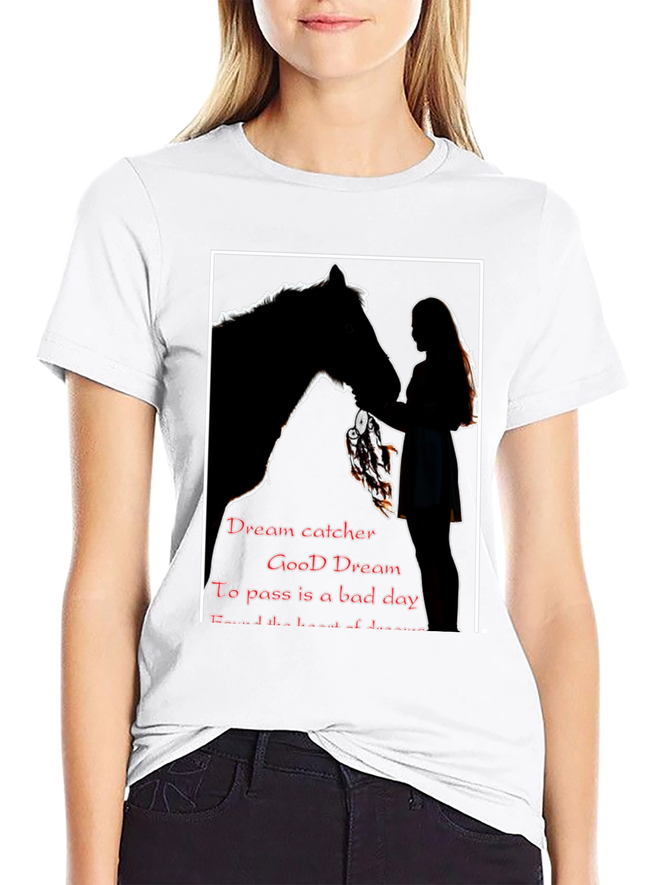 Dream Catcher Horse Graphic T-Shirt