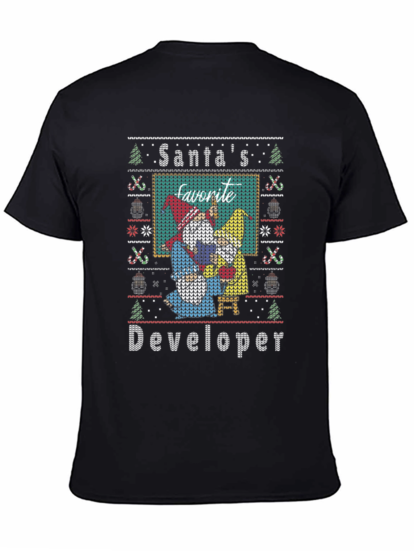 Santas Favorite Developer Holiday Sweater T-Shirt