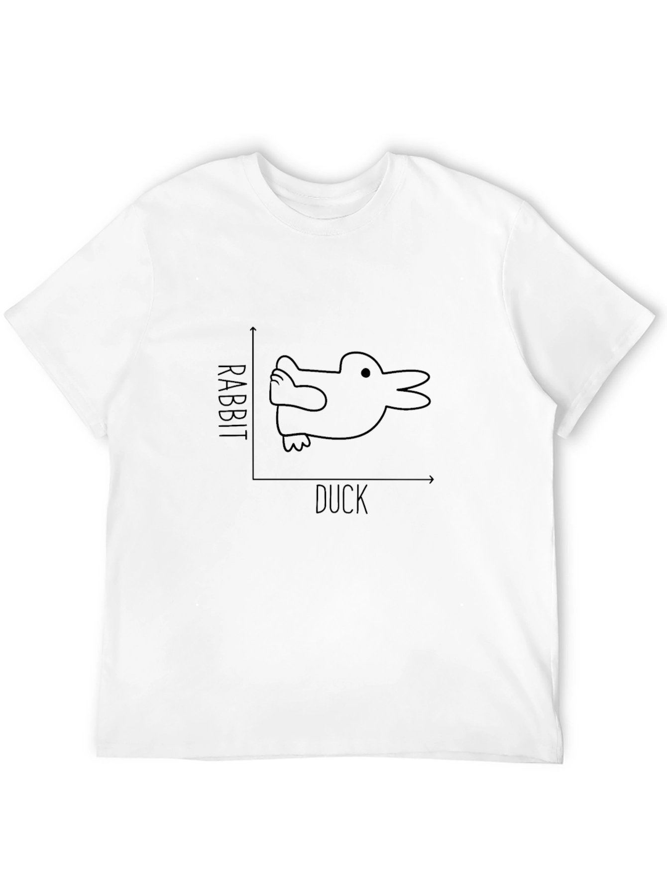 Duck or Rabbit T-Shirt - Optical Illusion Tee
