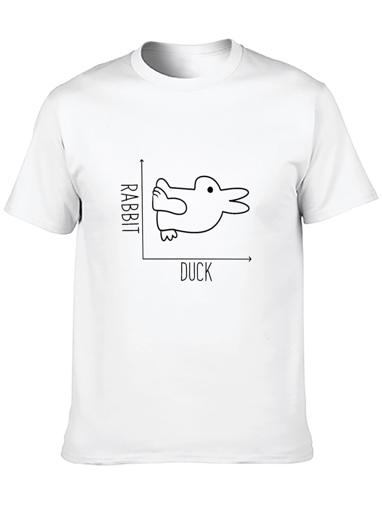 Duck or Rabbit T-Shirt - Optical Illusion Tee