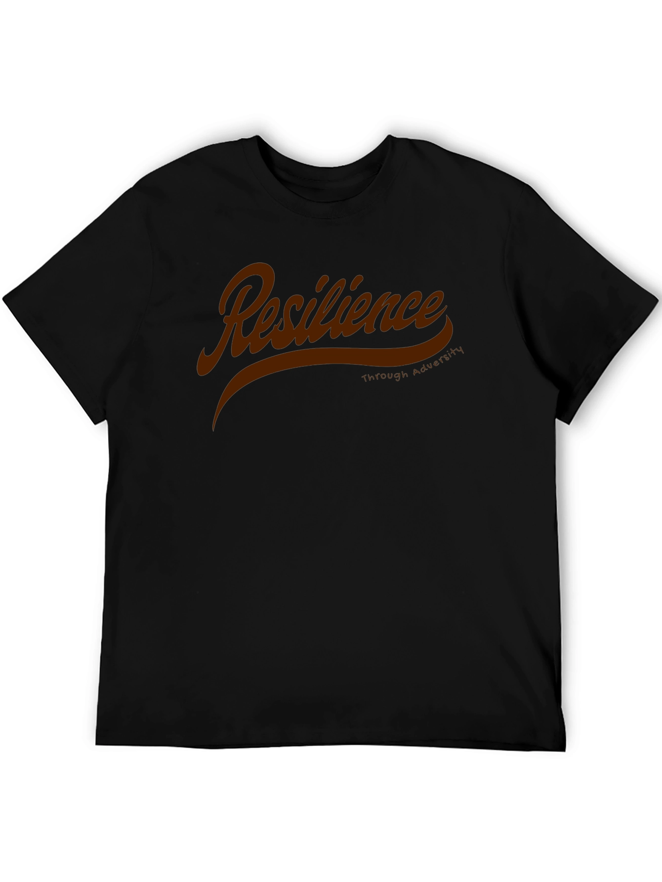 Resilience T-Shirt - Through Adversity - Black