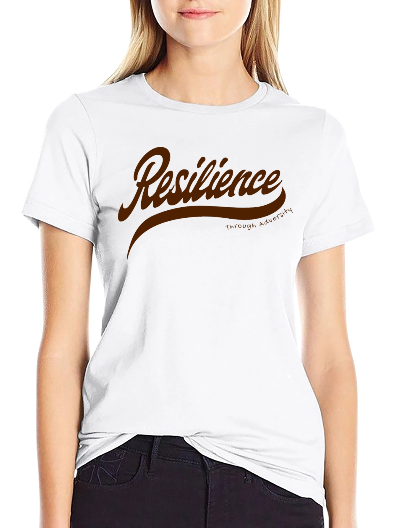 Resilience T-Shirt - Through Adversity - Black
