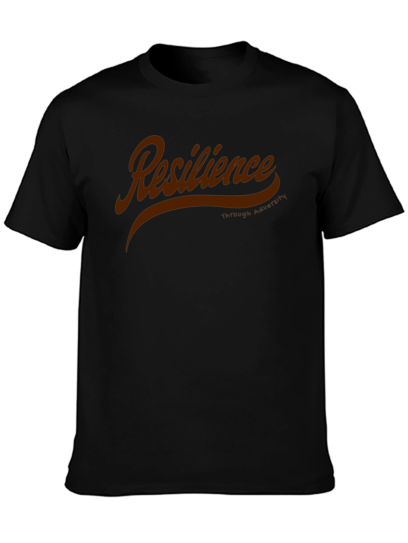 Resilience T-Shirt - Through Adversity - Black