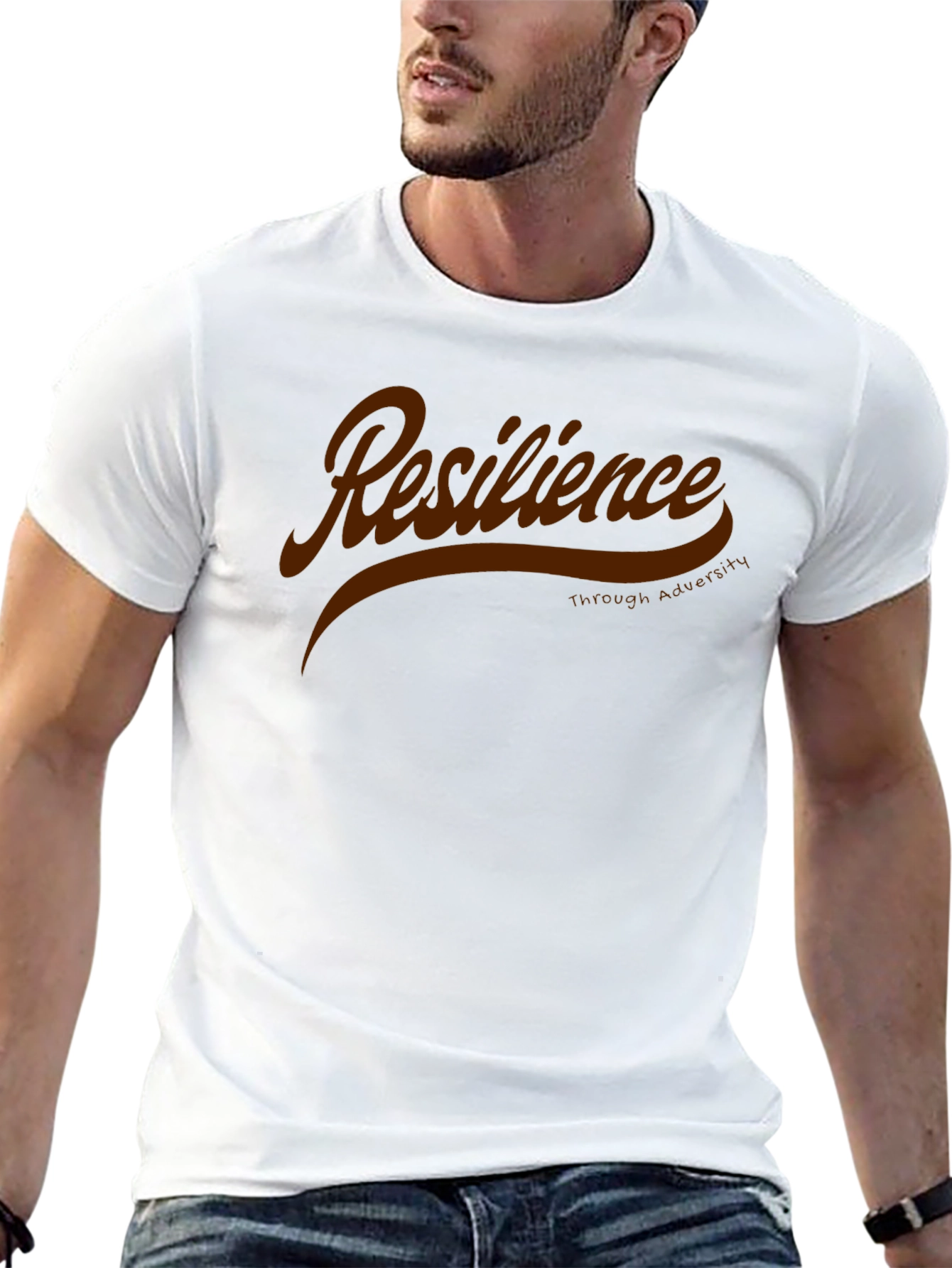 Resilience T-Shirt - Through Adversity - Black