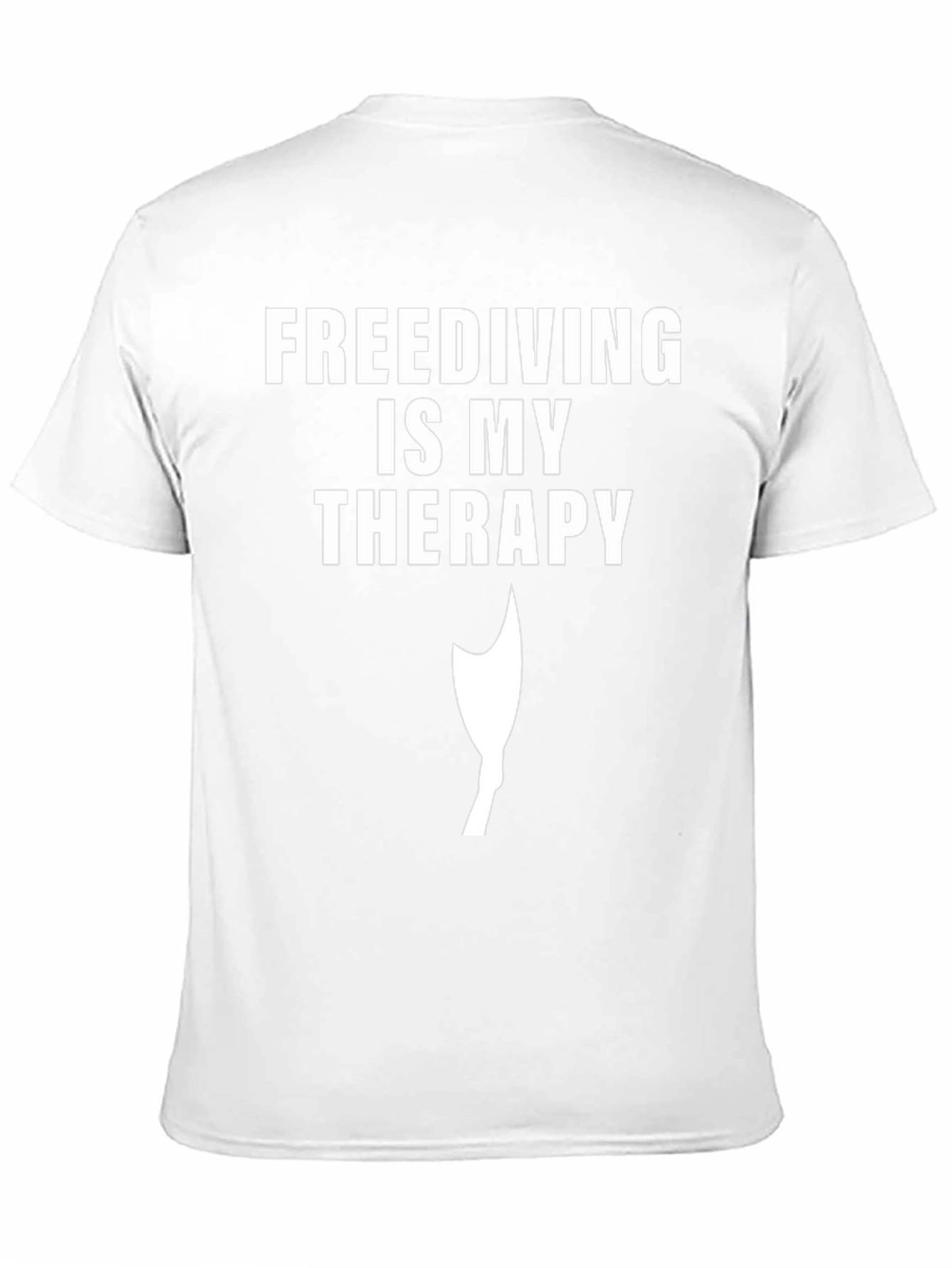 Freediving Therapy T-Shirt - Black Cotton Tee