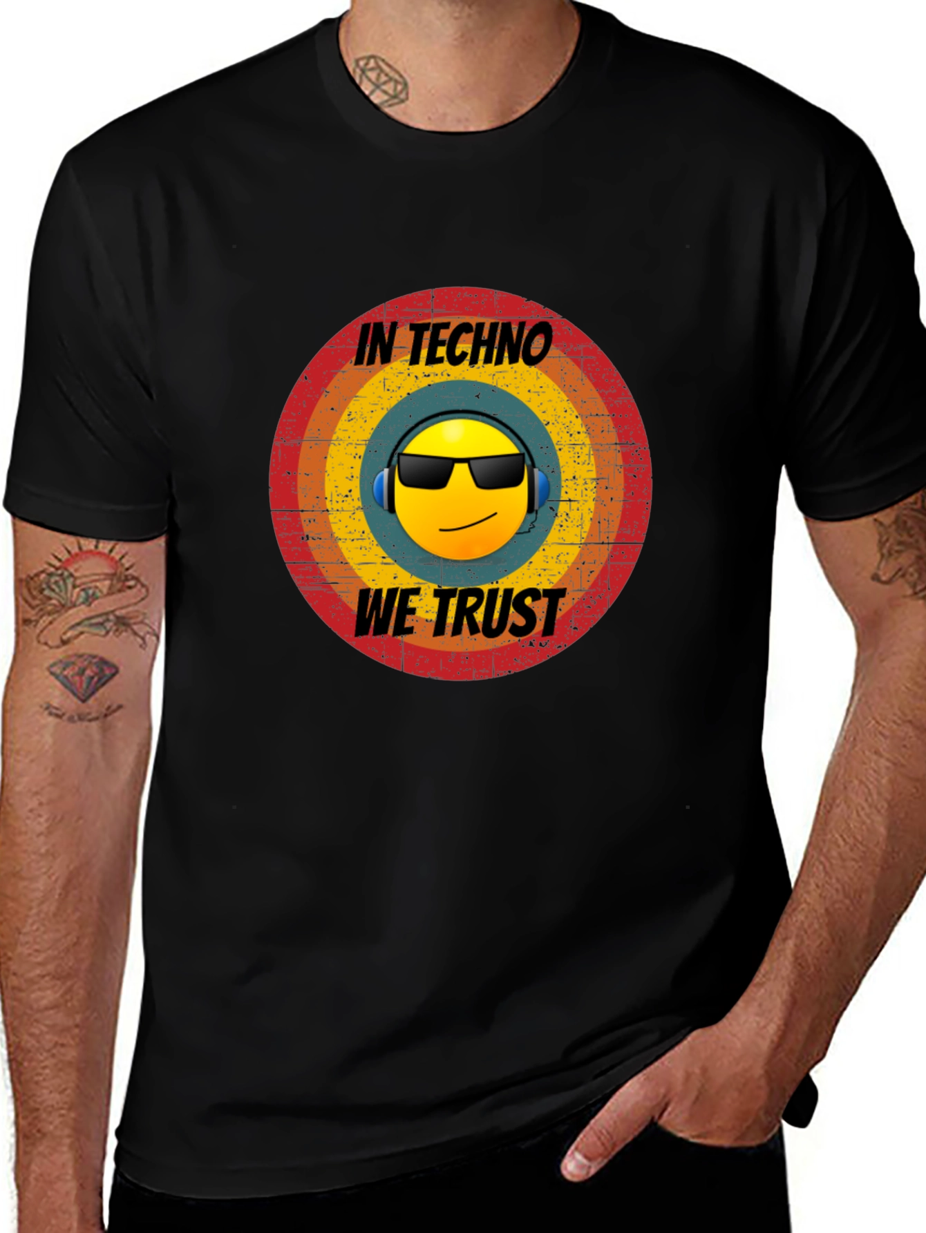 In Techno We Trust Graphic Tee