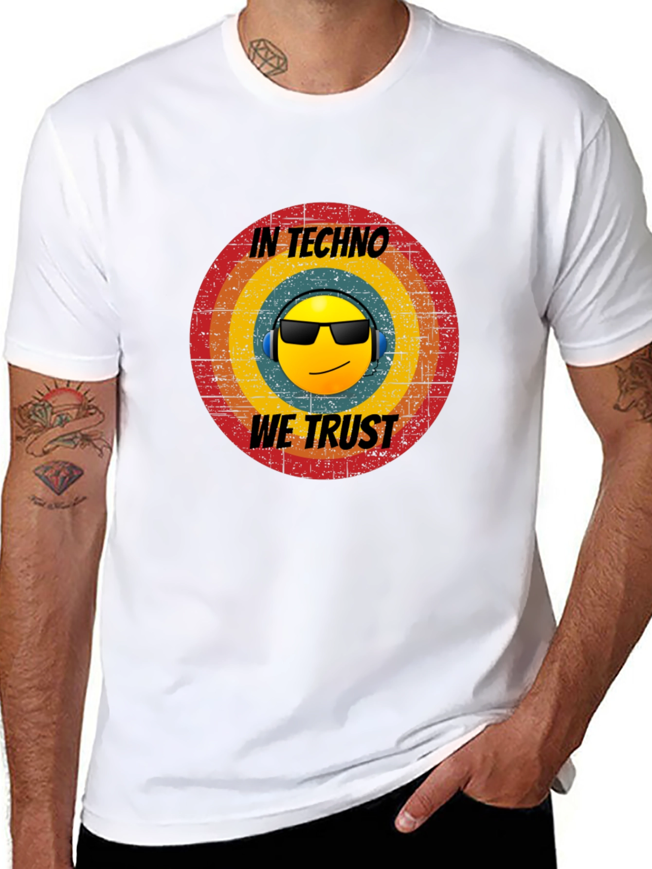 In Techno We Trust Graphic Tee