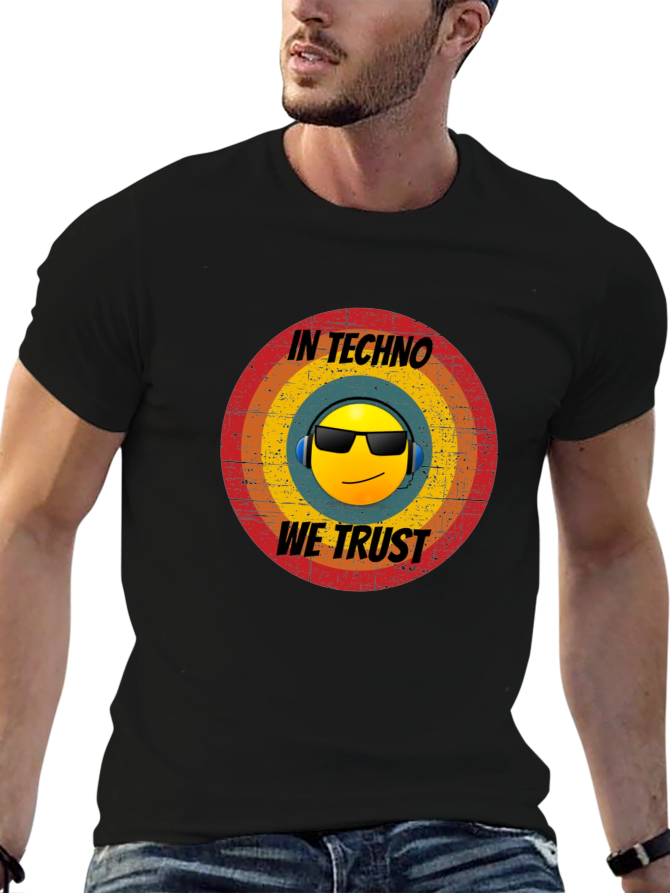 In Techno We Trust Graphic Tee