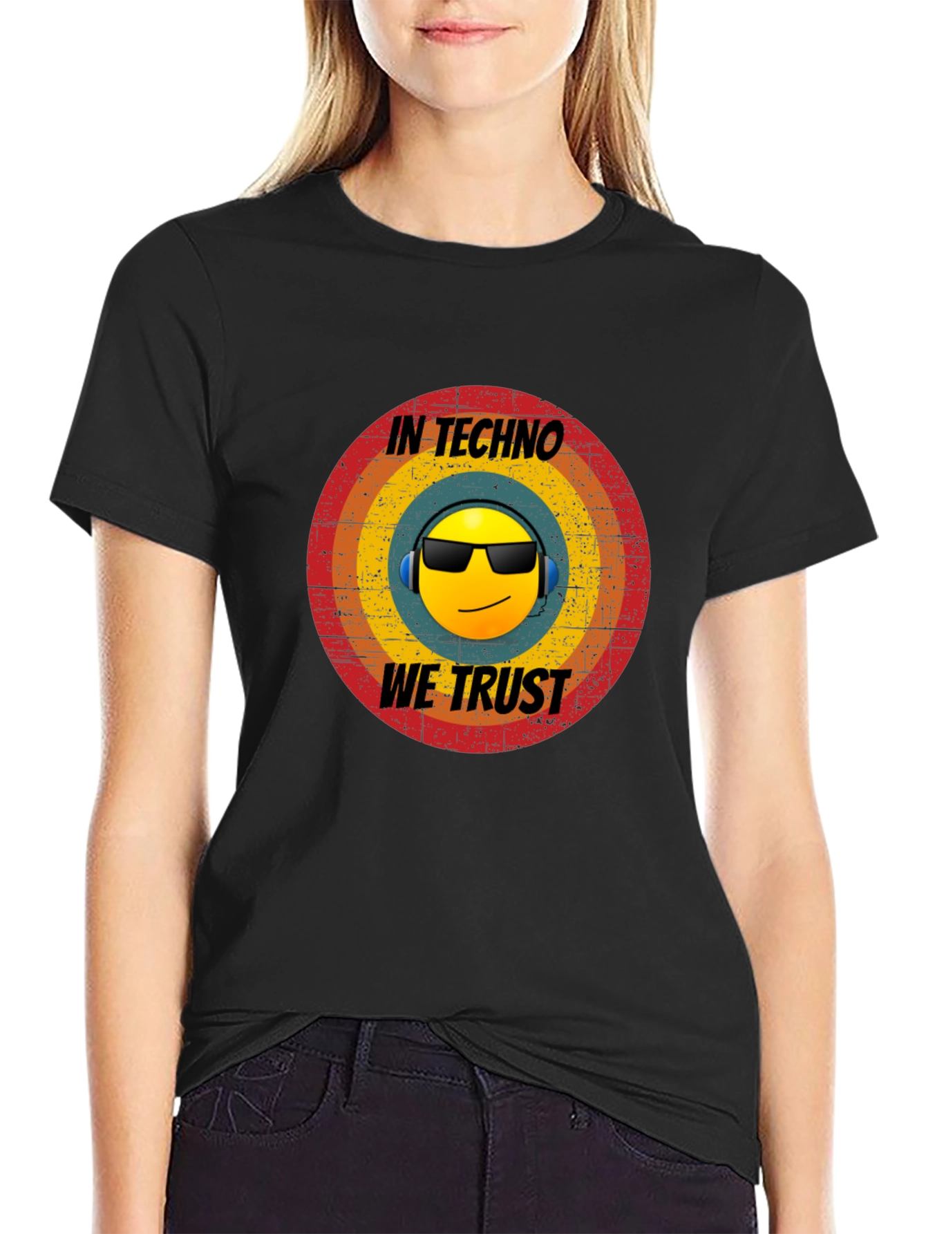 In Techno We Trust Graphic Tee