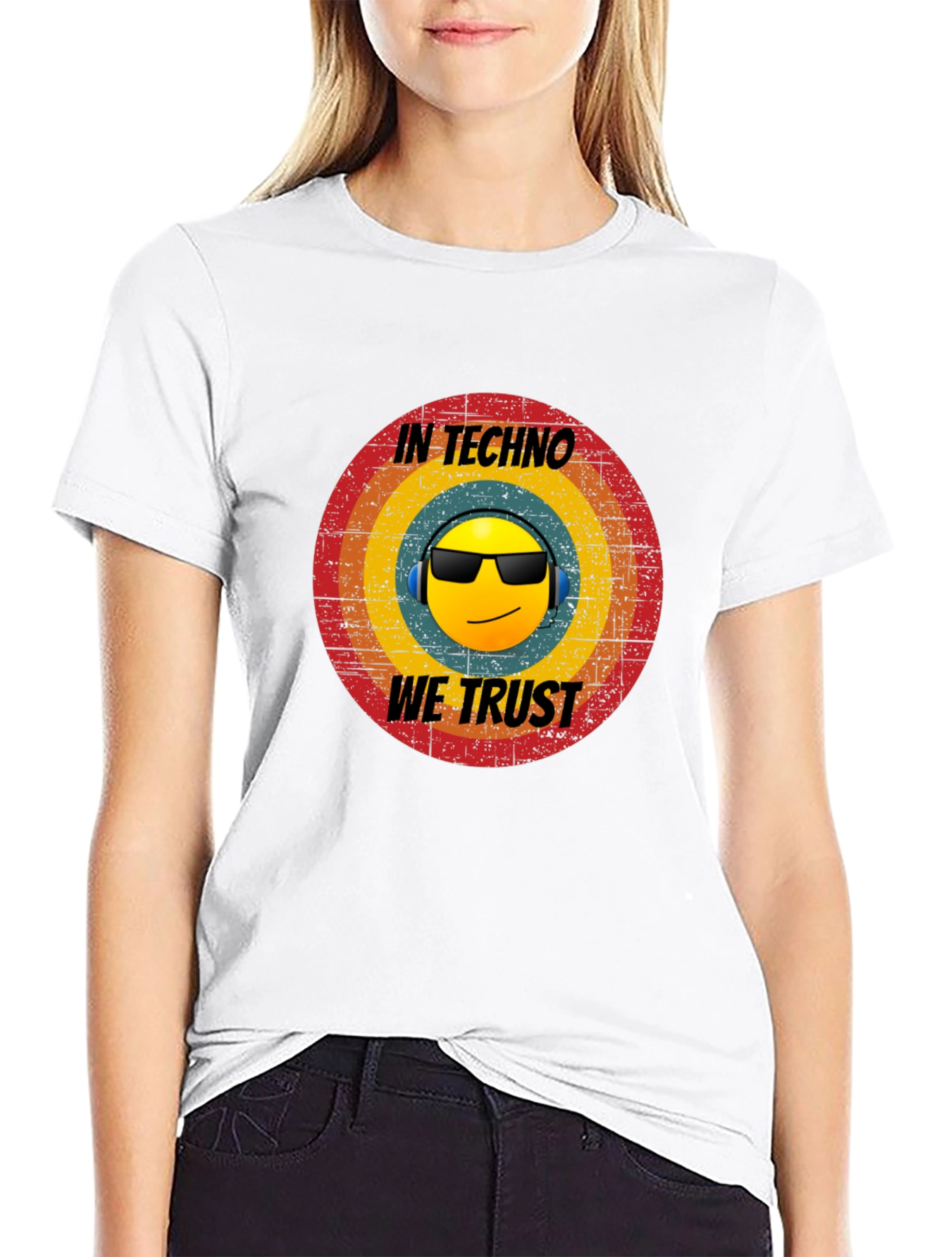 In Techno We Trust Graphic Tee