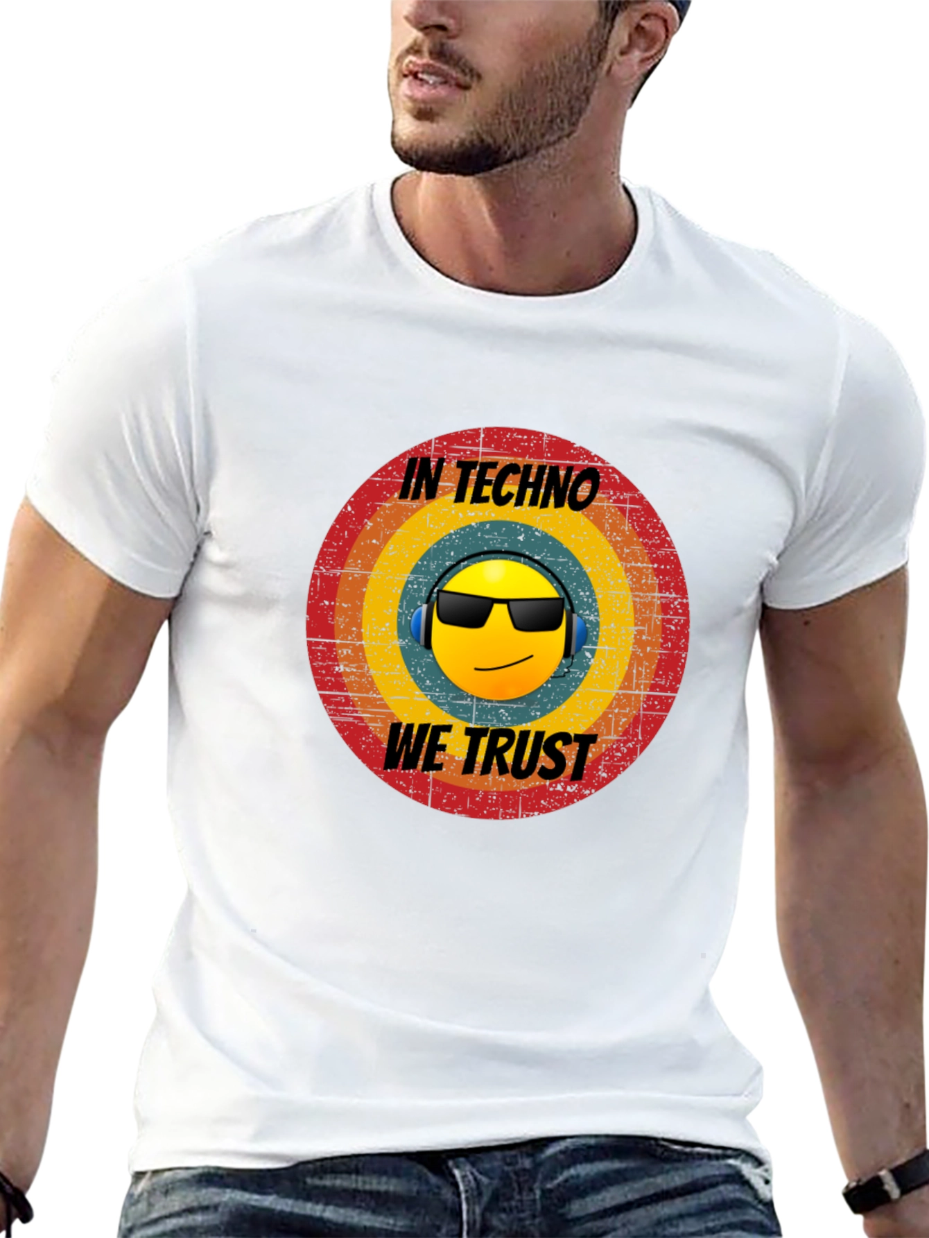 In Techno We Trust Graphic Tee