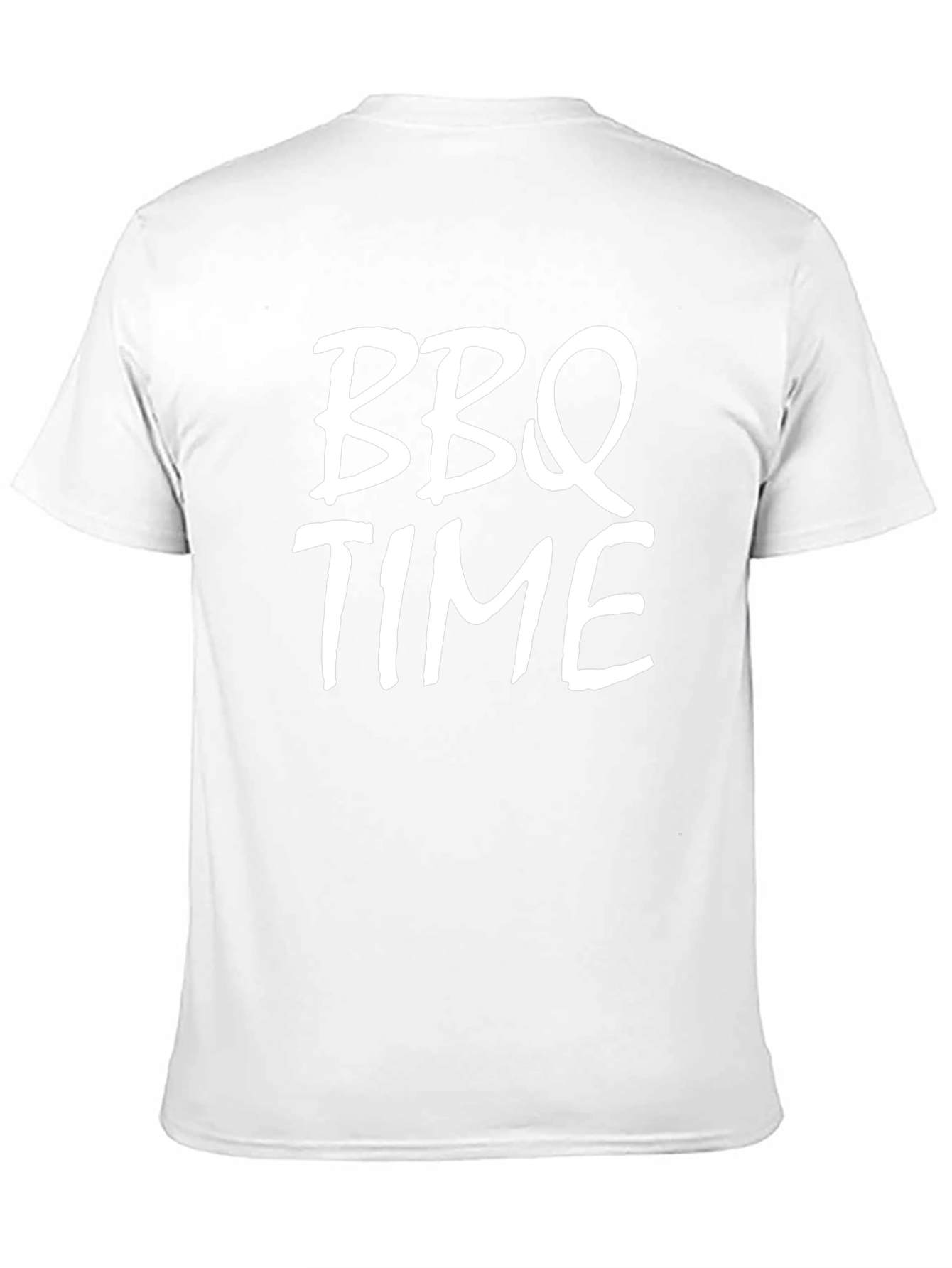 BBQ Time Black Graphic Tee - Mens Casual T-Shirt