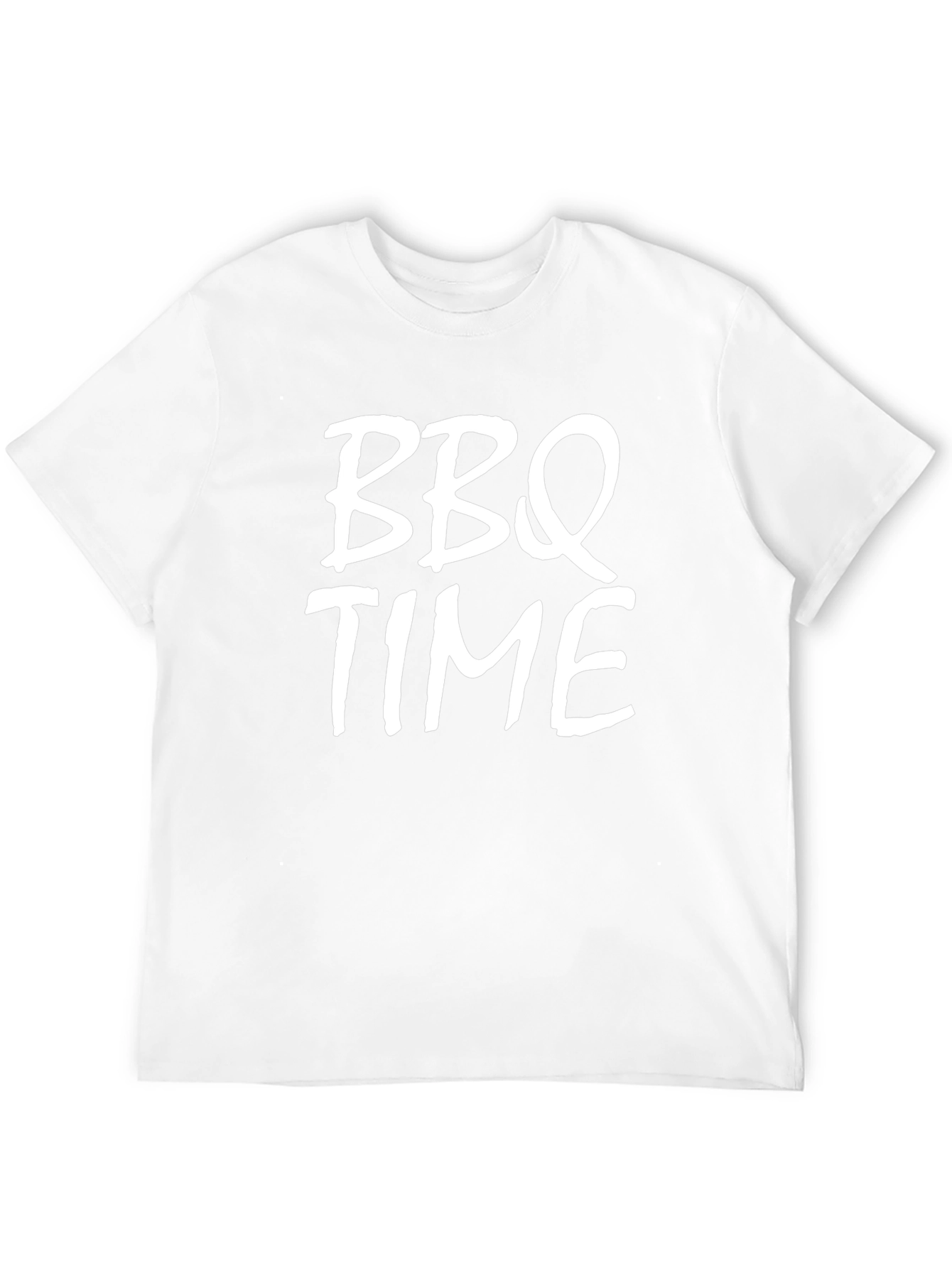 BBQ Time Black Graphic Tee - Mens Casual T-Shirt