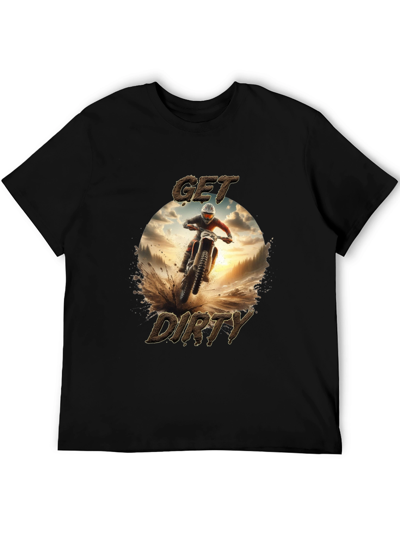 Get Dirty Black Graphic Tee