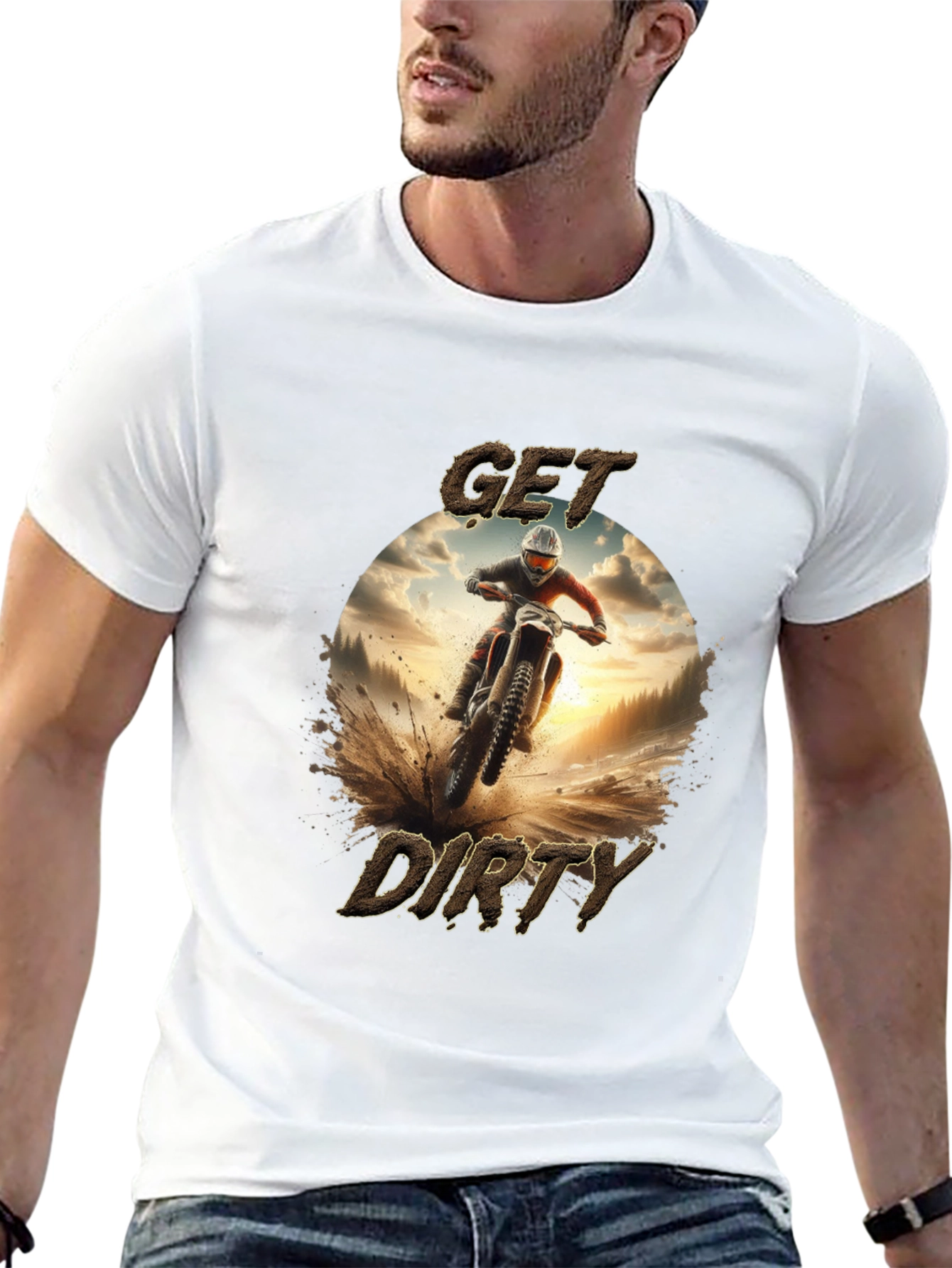 Get Dirty Black Graphic Tee
