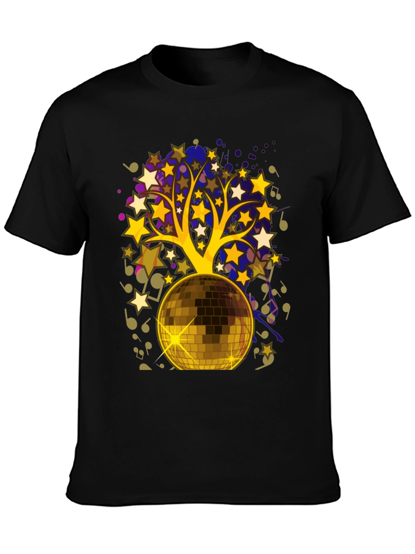Disco Ball Music Tree Graphic Tee