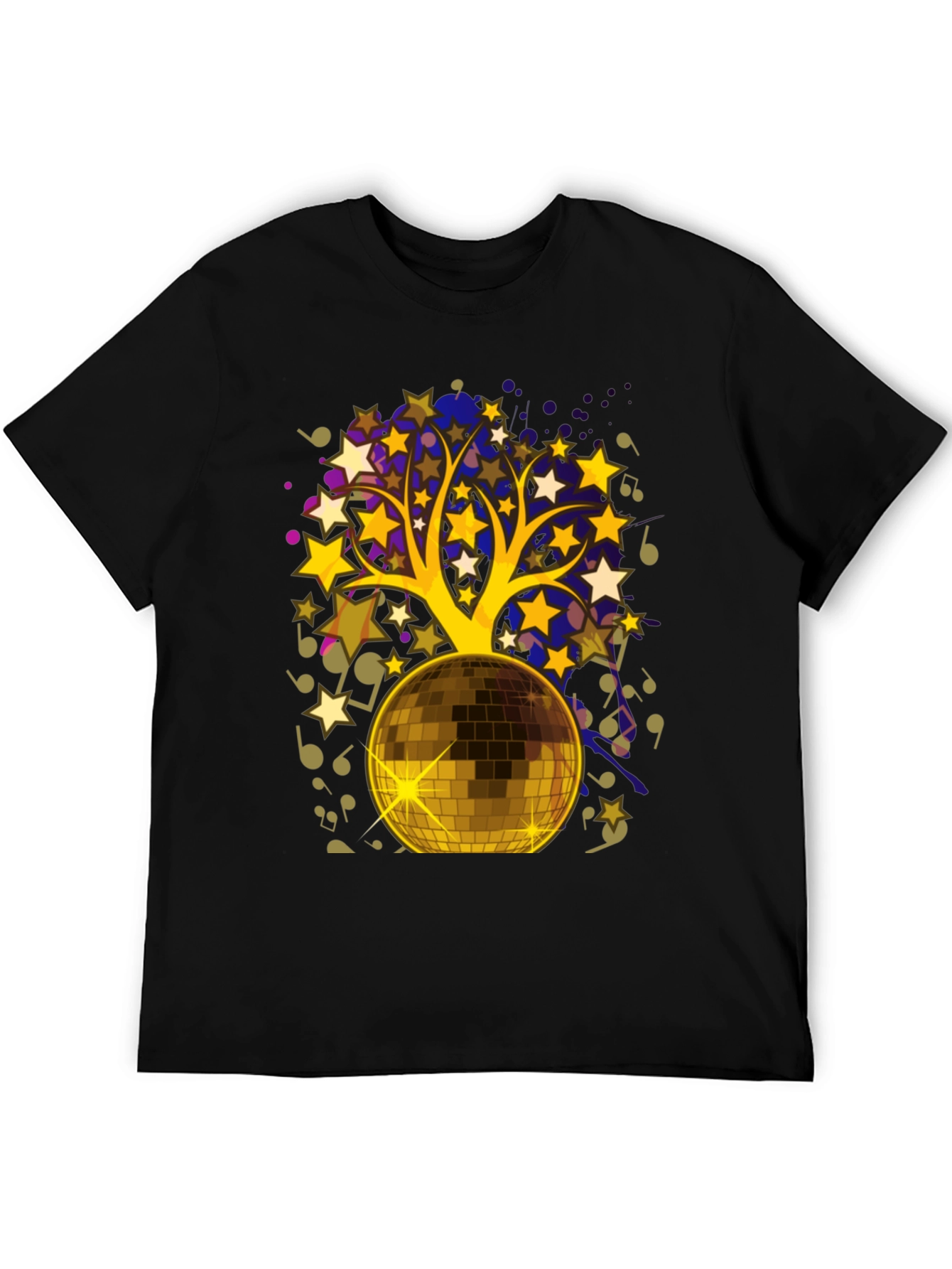 Disco Ball Music Tree Graphic Tee