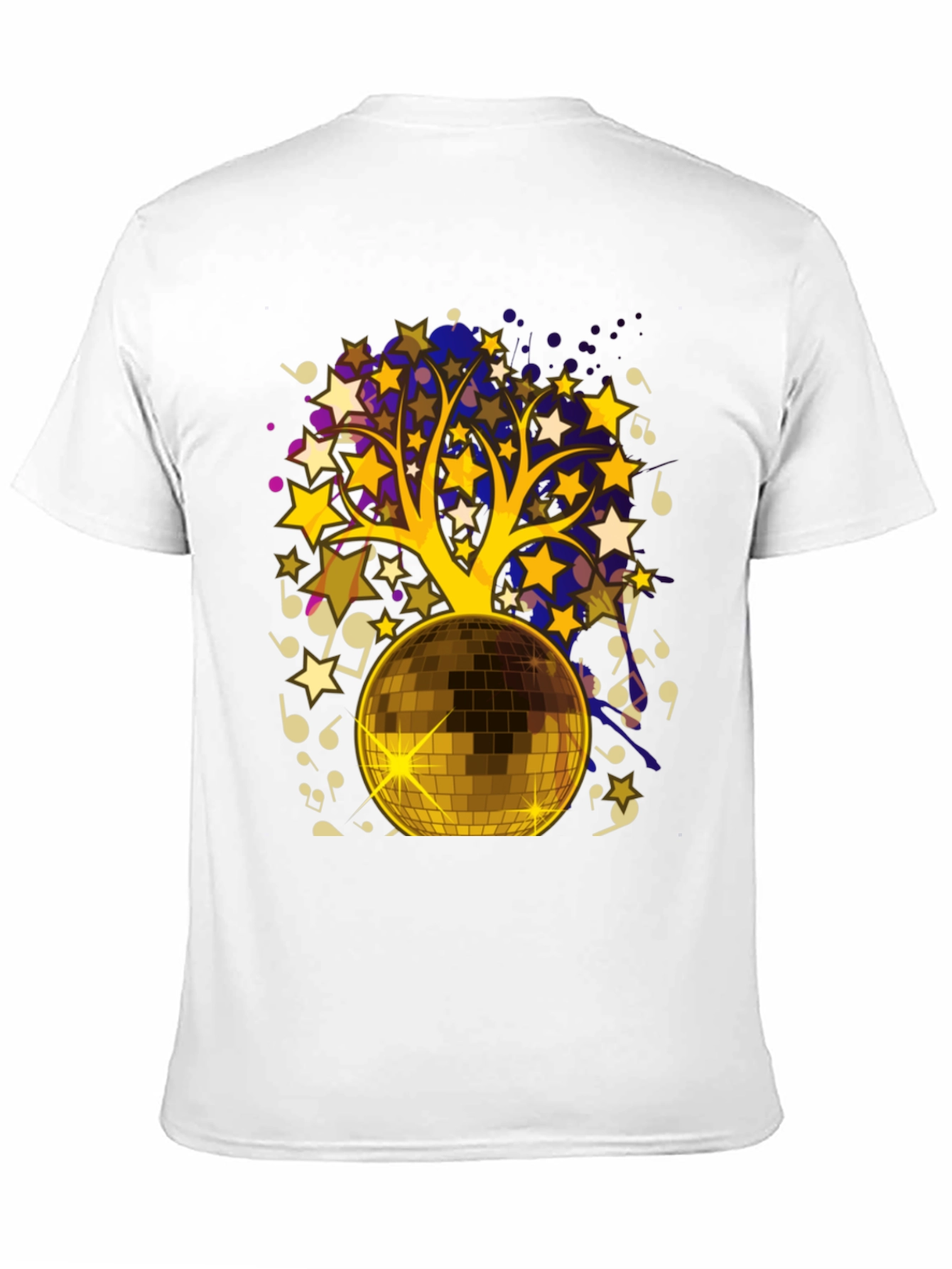 Disco Ball Music Tree Graphic Tee