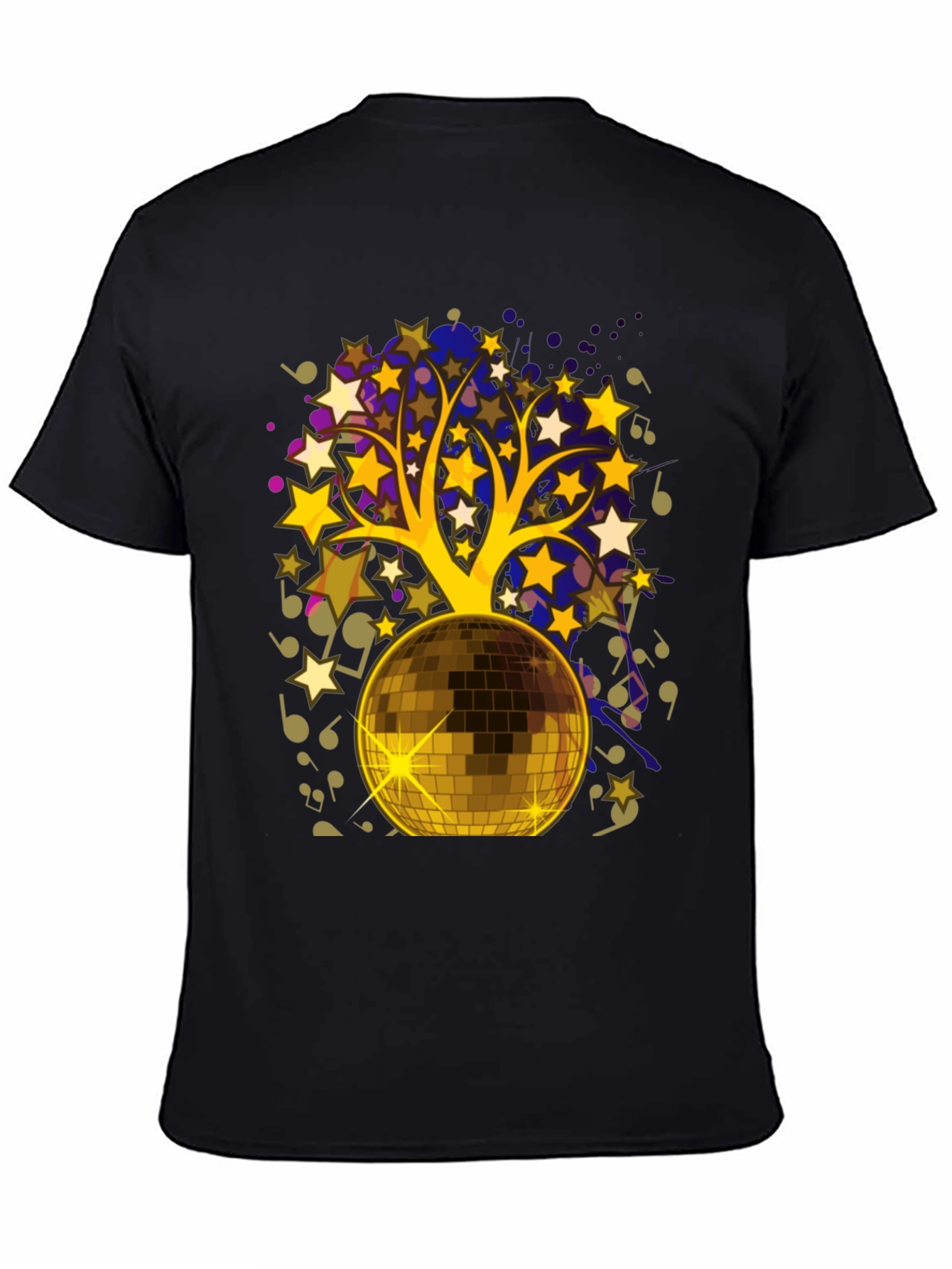 Disco Ball Music Tree Graphic Tee