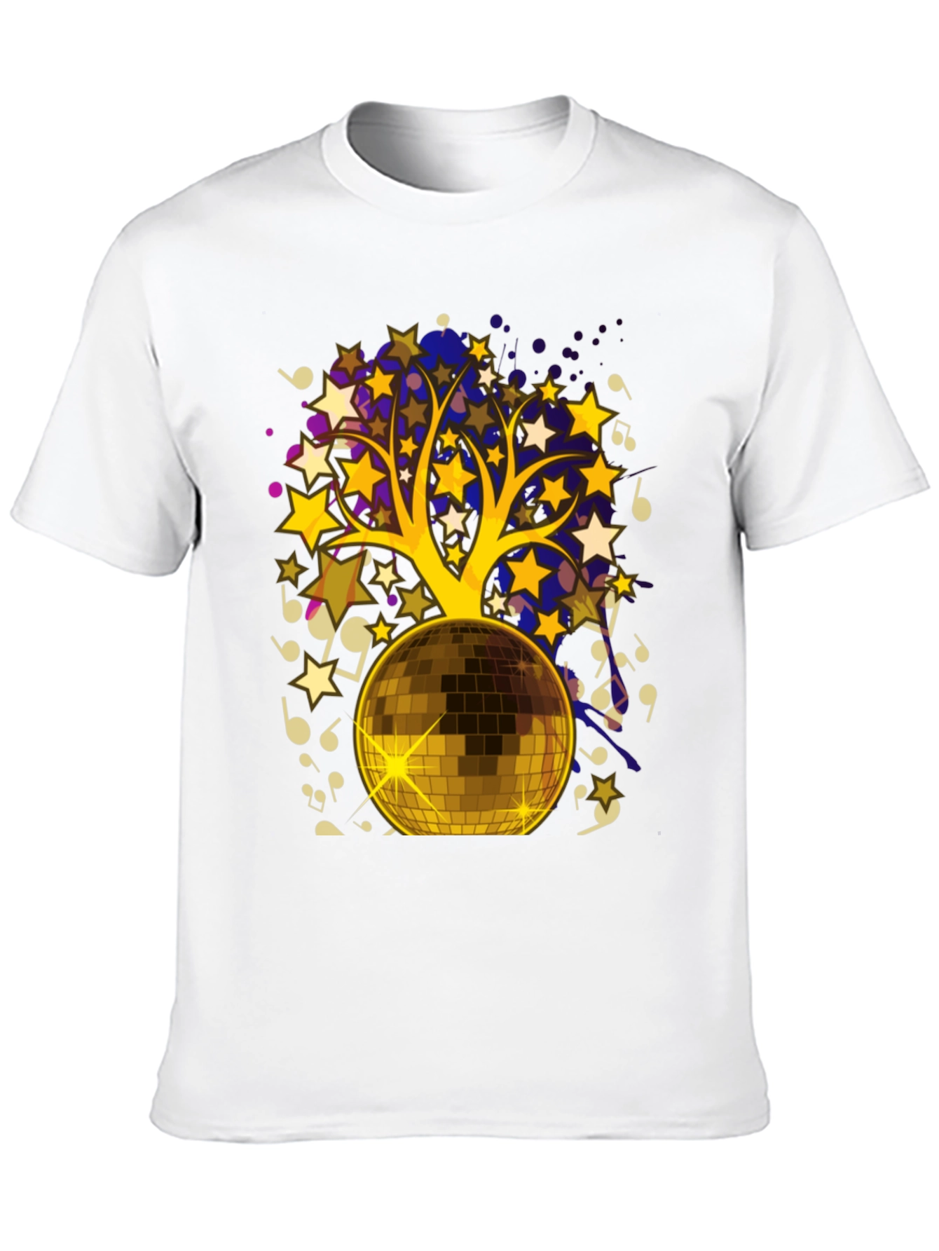 Disco Ball Music Tree Graphic Tee