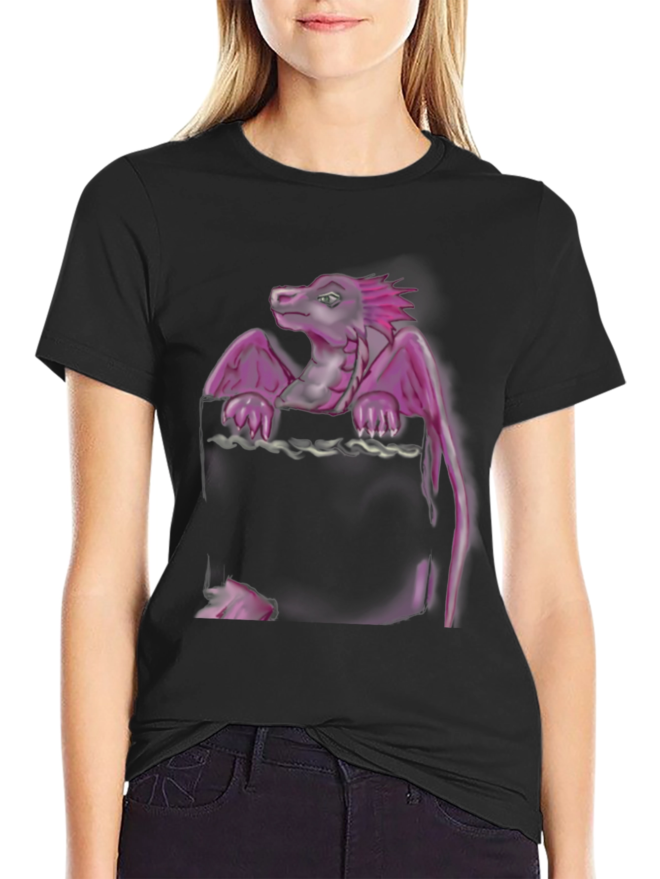 Dragon Pocket T-Shirt - Unique Graphic Tee