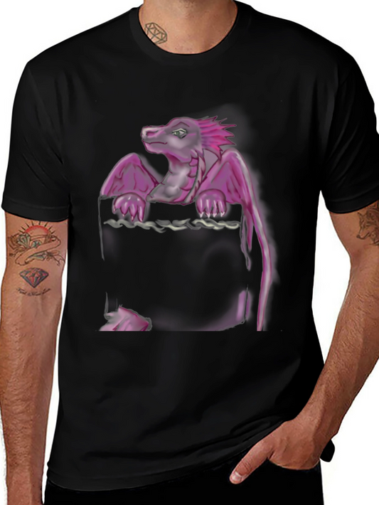 Dragon Pocket T-Shirt - Unique Graphic Tee