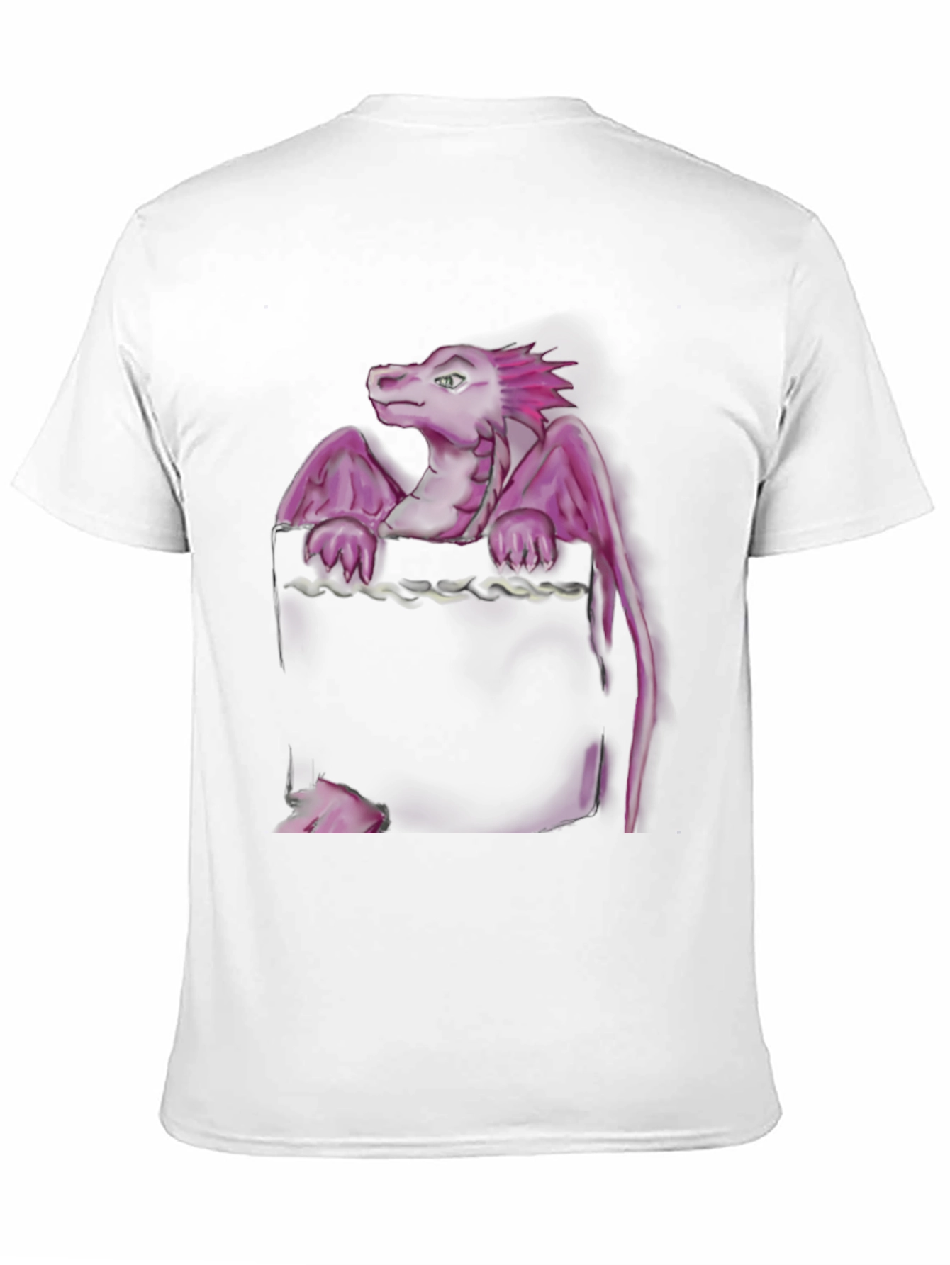 Dragon Pocket T-Shirt - Unique Graphic Tee