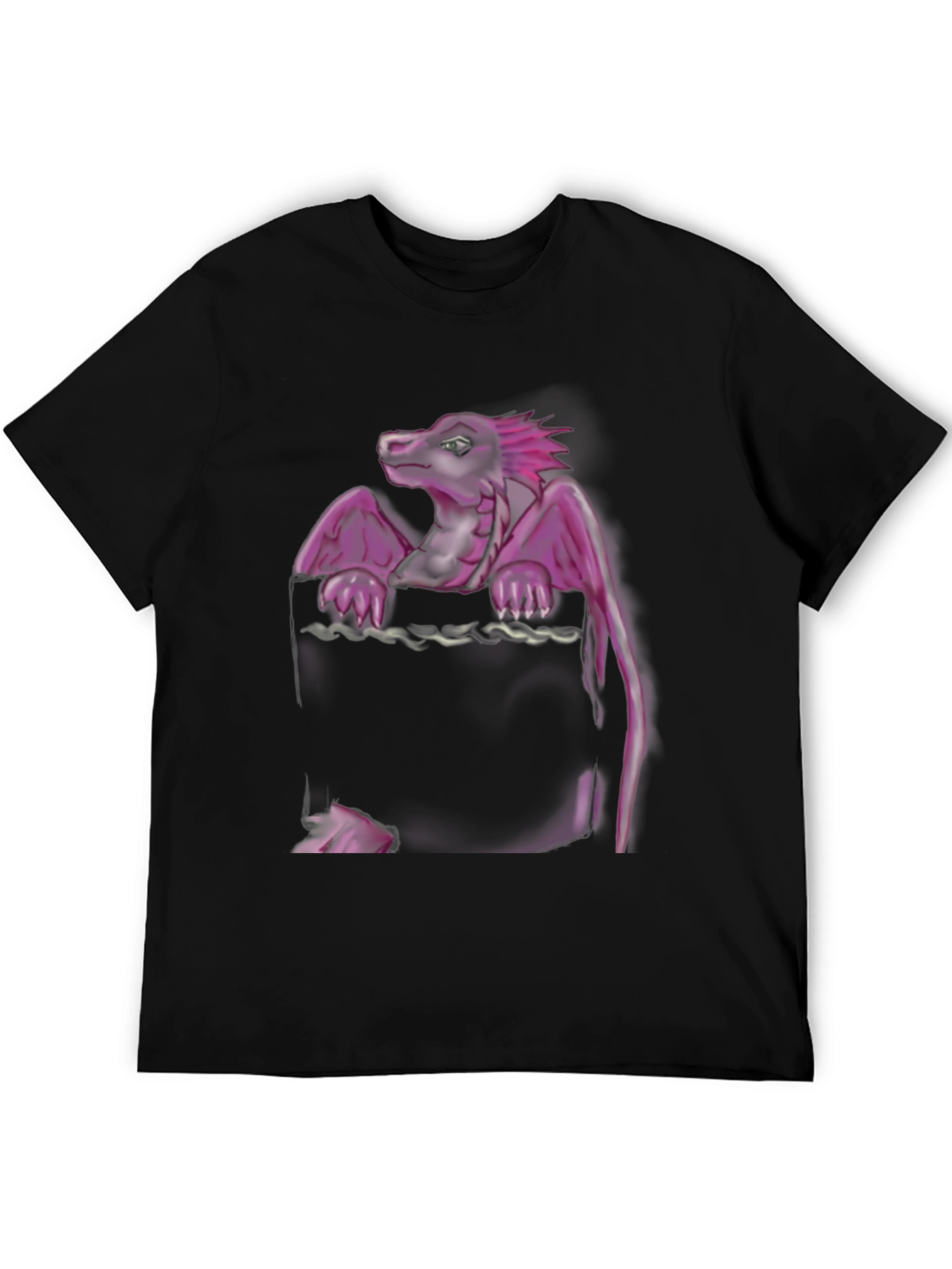 Dragon Pocket T-Shirt - Unique Graphic Tee
