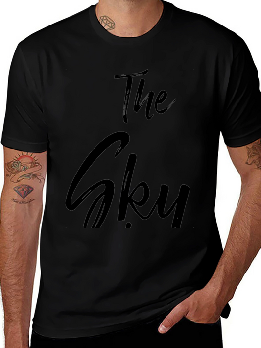 The Sky Black Graphic Tee - Mens Short Sleeve Shirt