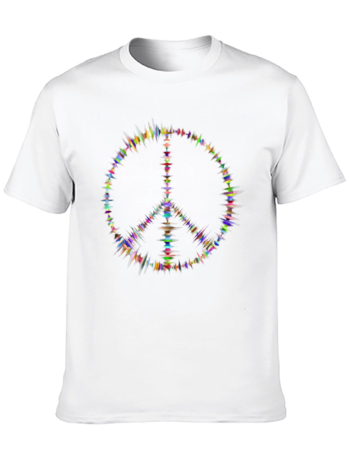 Vibrant Peace Sign Graphic Tee - Unisex