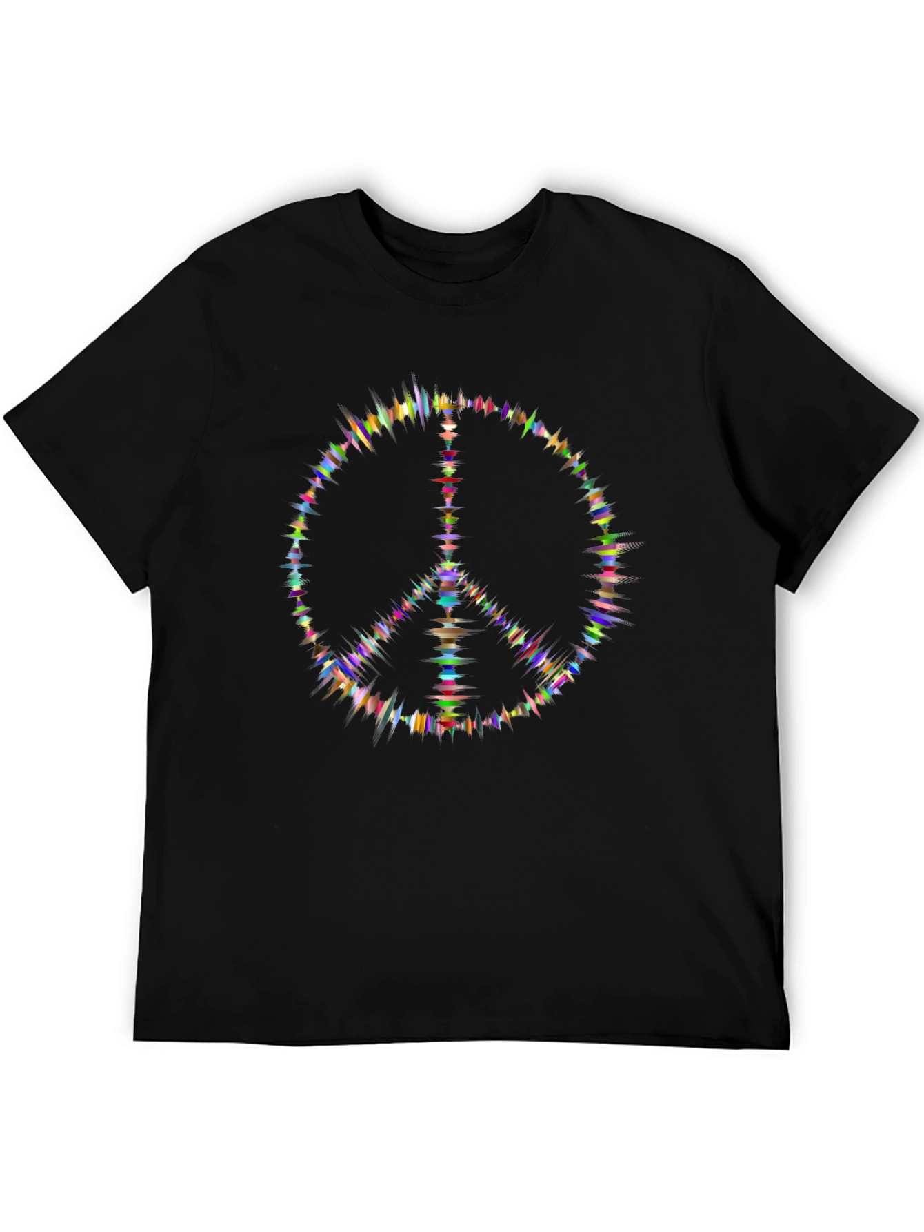 Vibrant Peace Sign Graphic Tee - Unisex