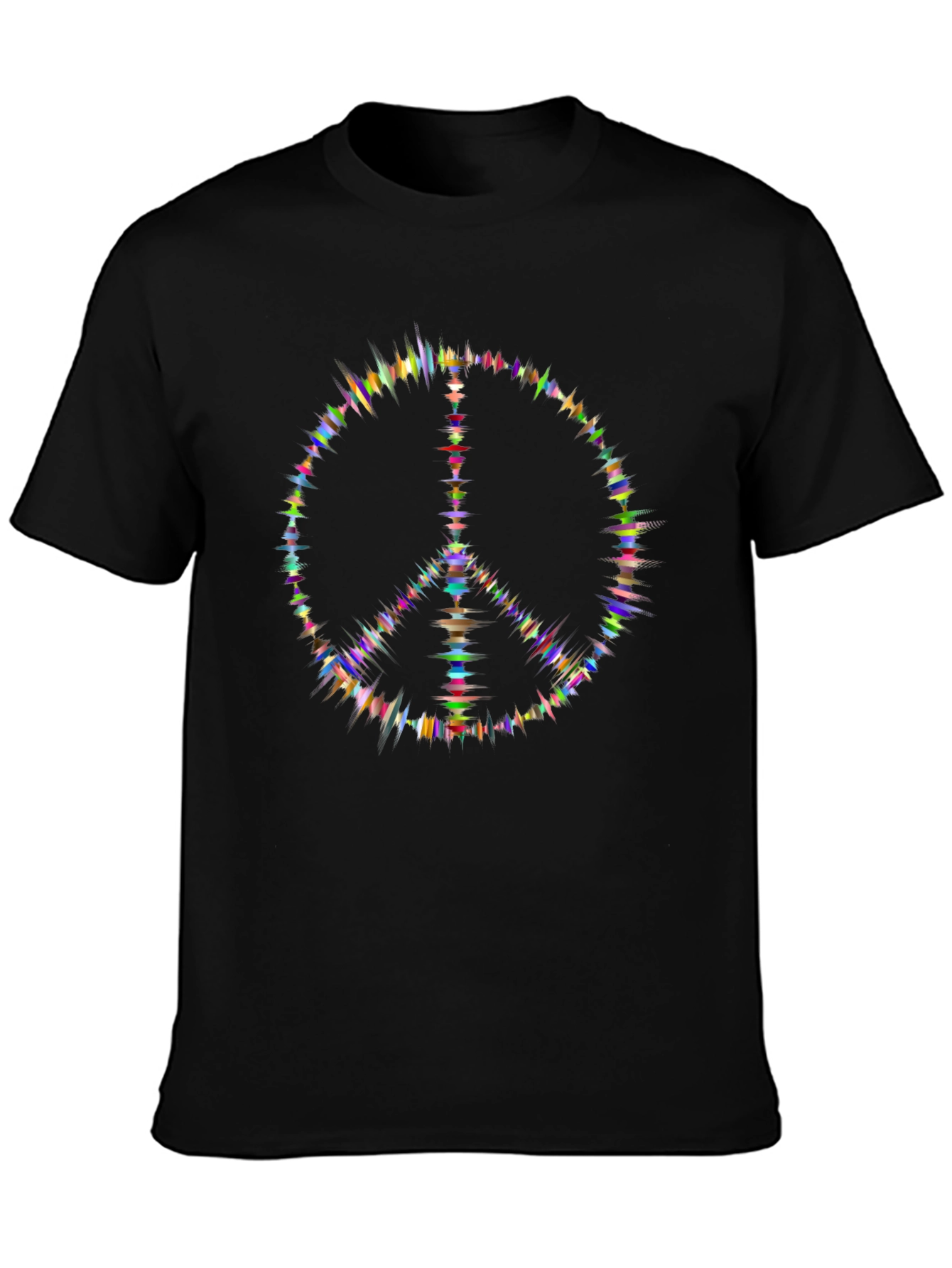 Vibrant Peace Sign Graphic Tee - Unisex