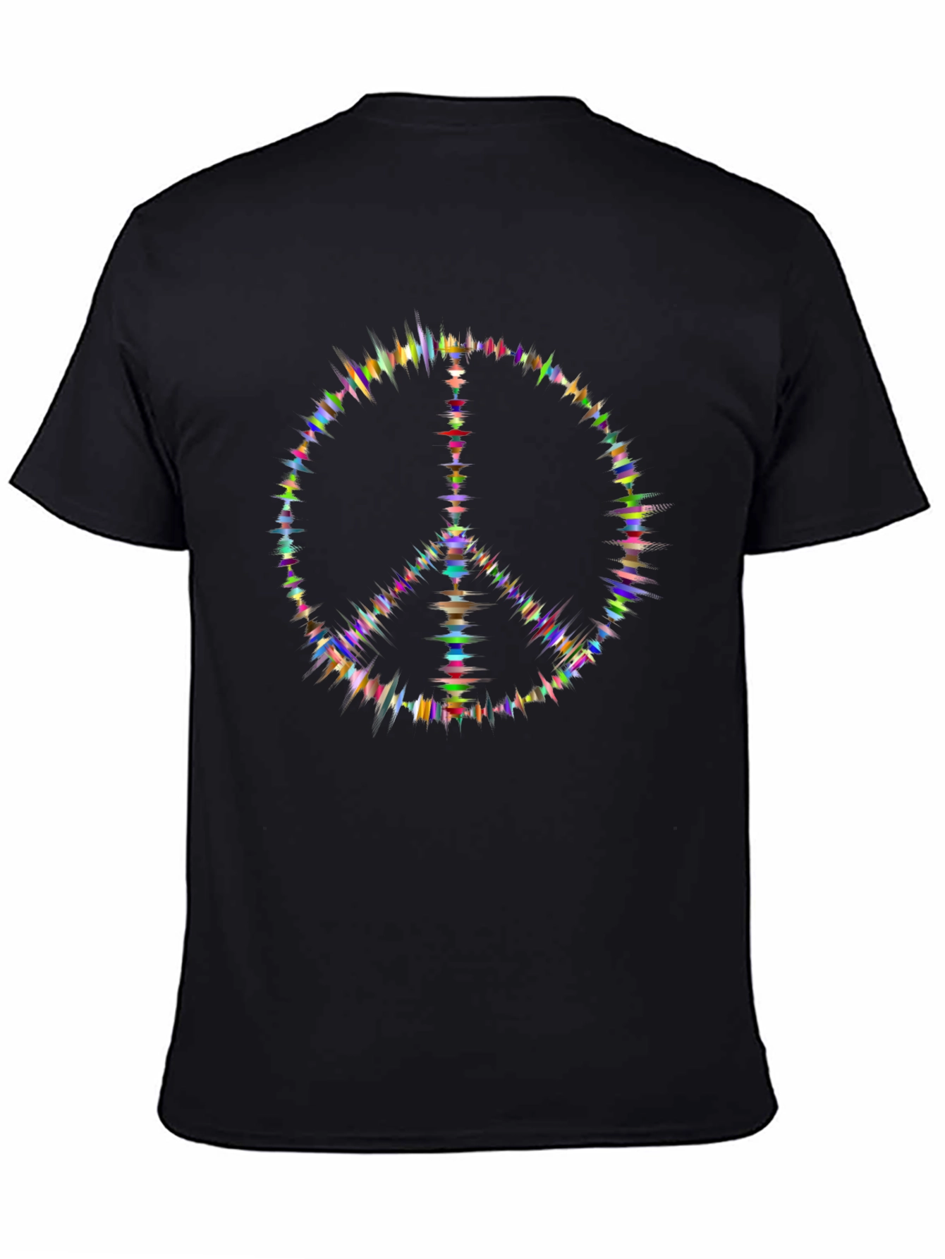 Vibrant Peace Sign Graphic Tee - Unisex