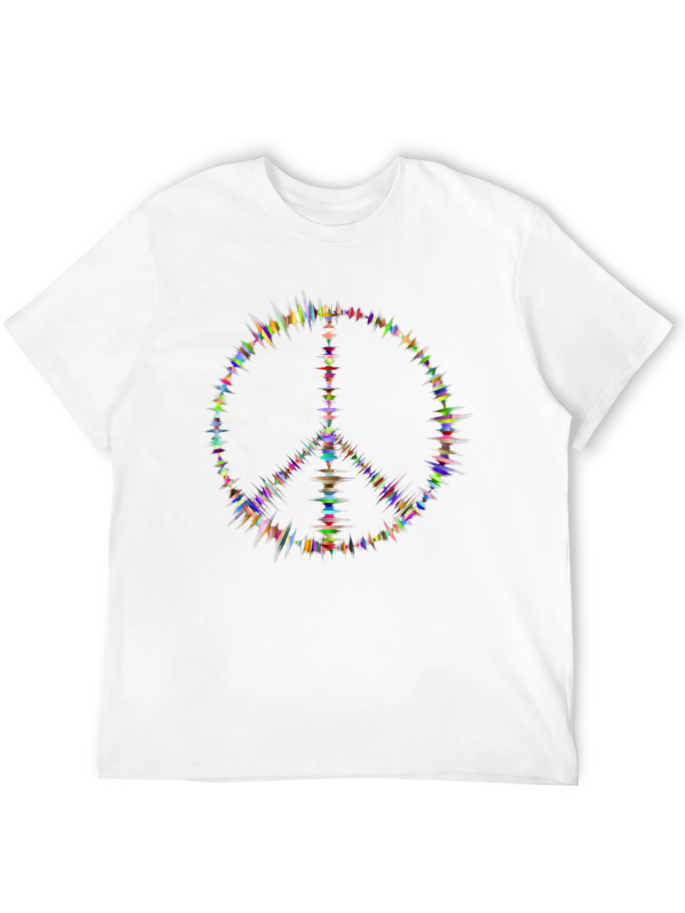 Vibrant Peace Sign Graphic Tee - Unisex