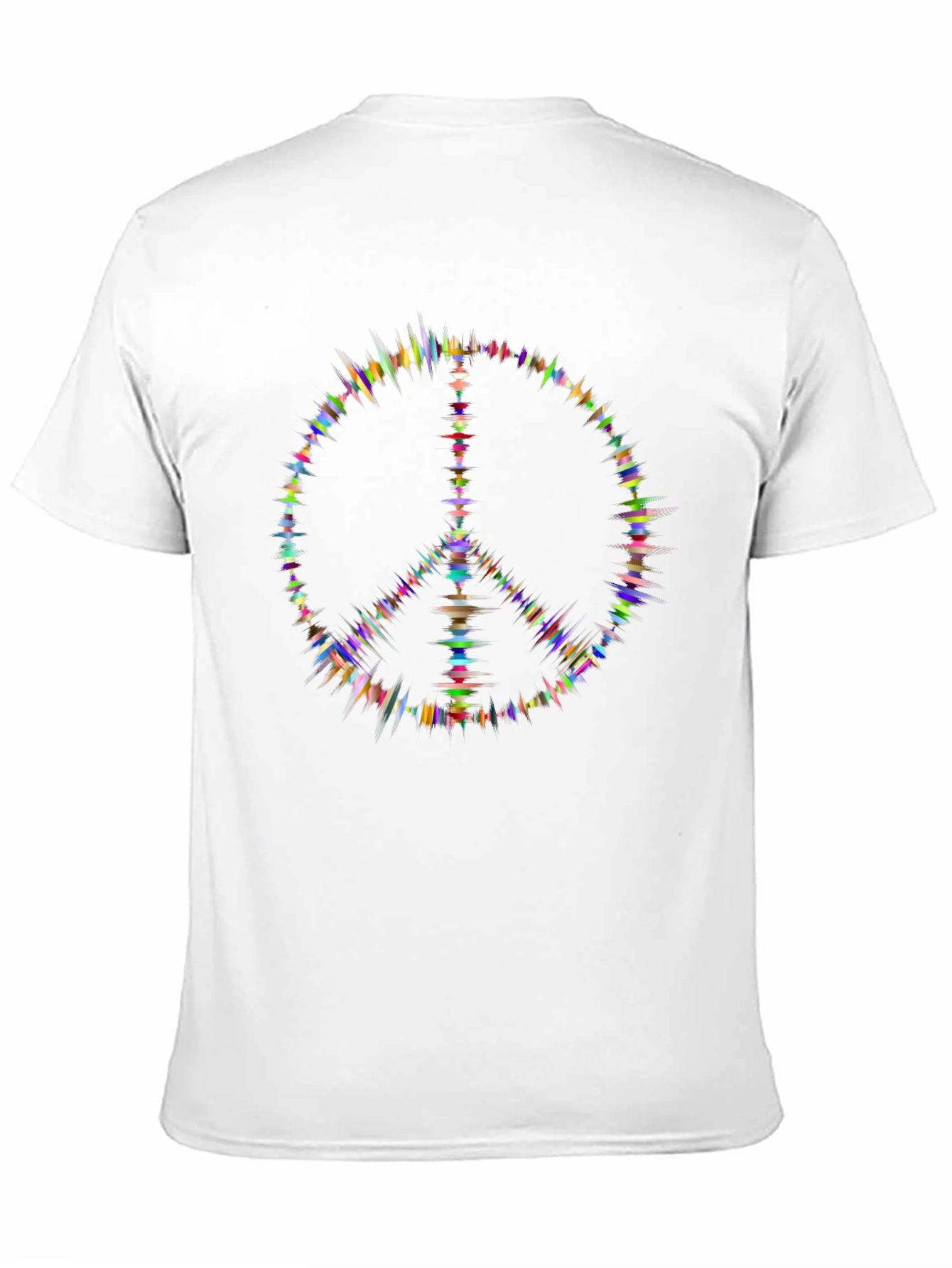 Vibrant Peace Sign Graphic Tee - Unisex