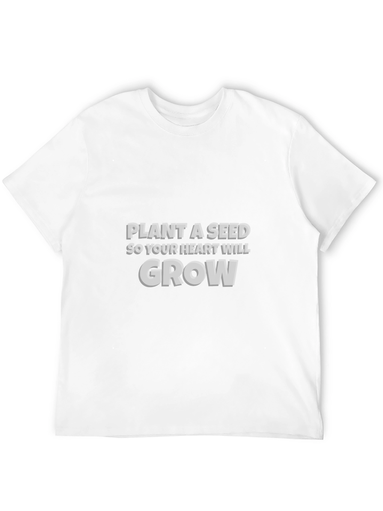 Plant a Seed Graphic Tee - Inspirational Black T-Shirt