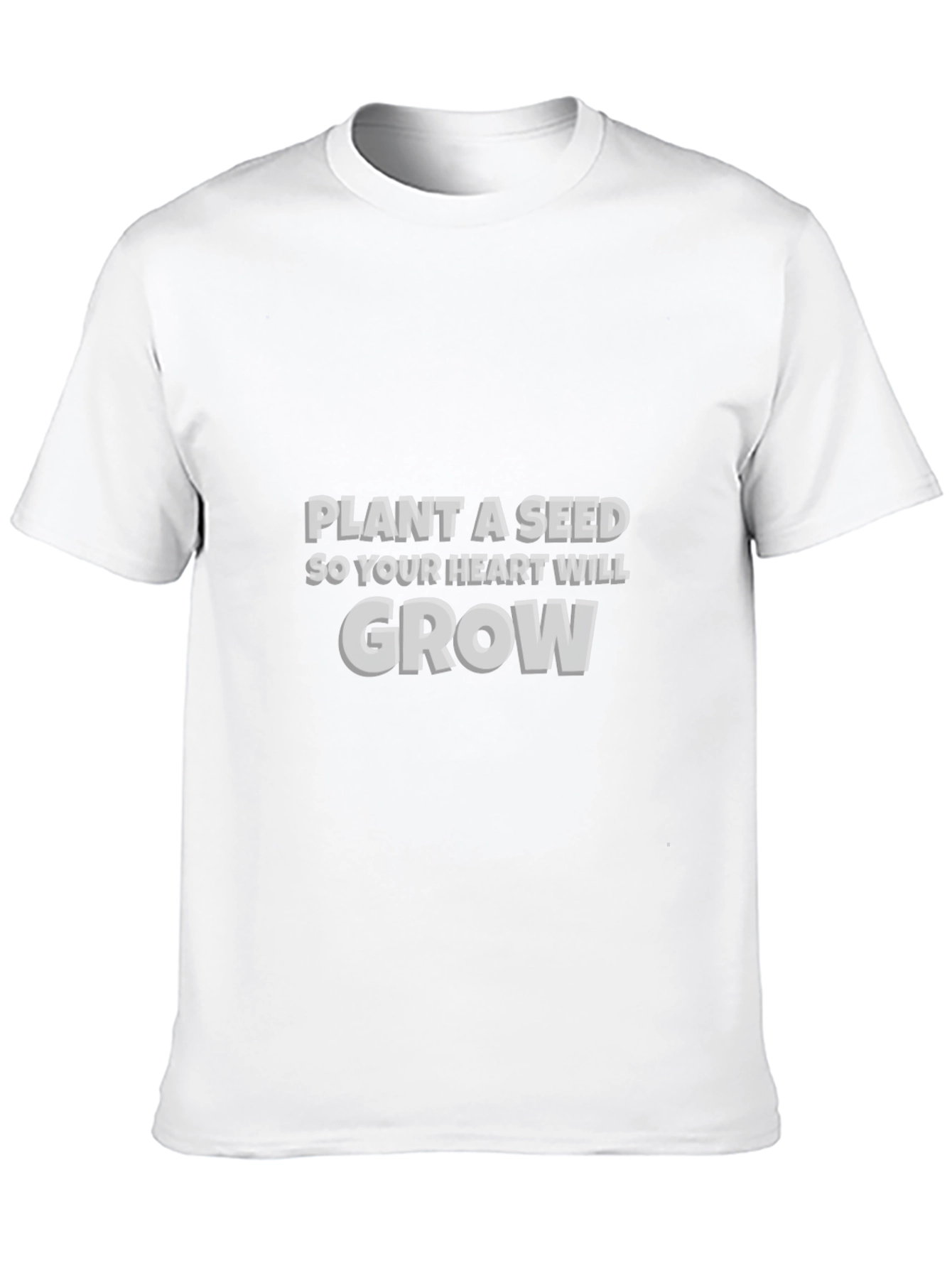 Plant a Seed Graphic Tee - Inspirational Black T-Shirt