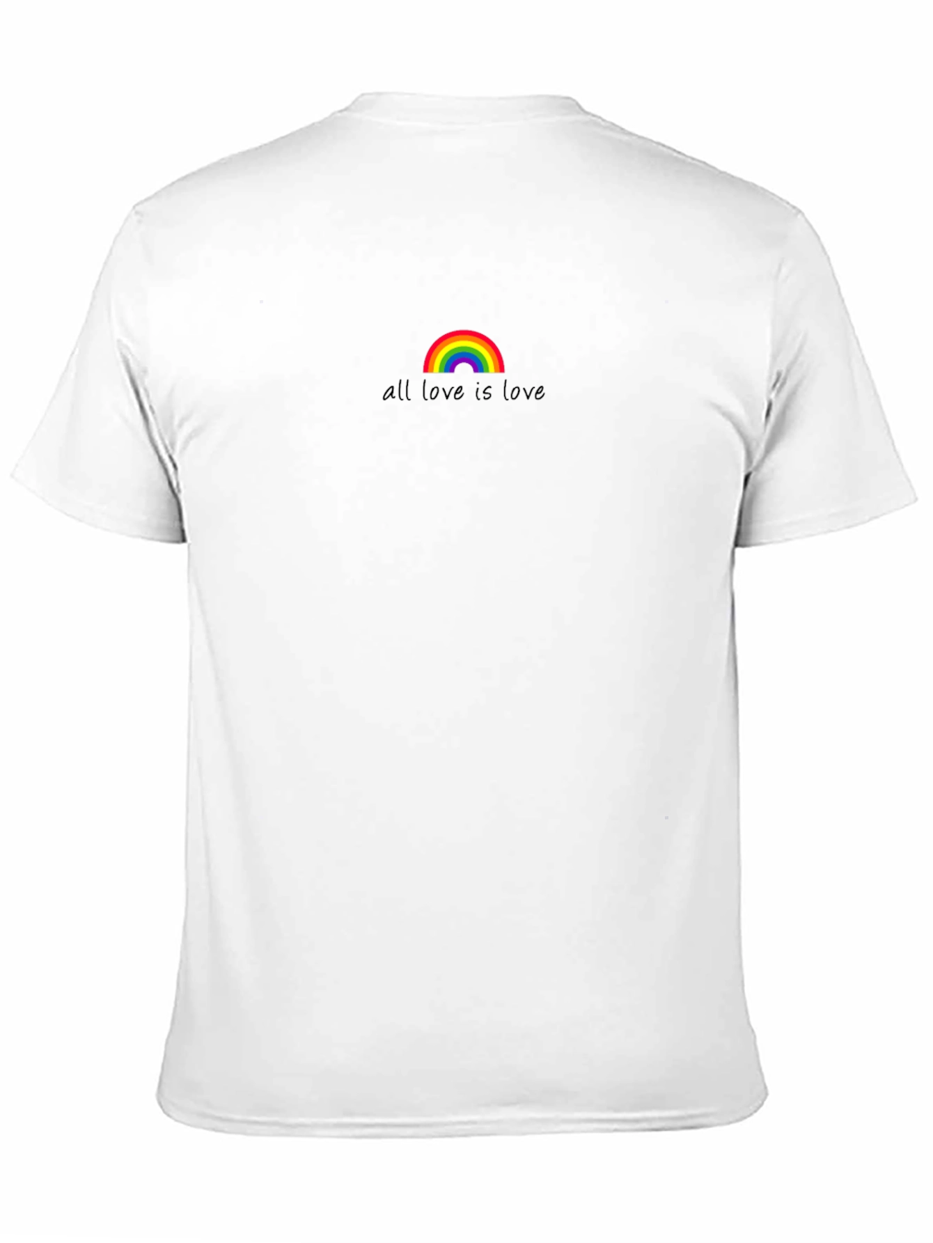 All Love Is Love Rainbow T-Shirt - Black
