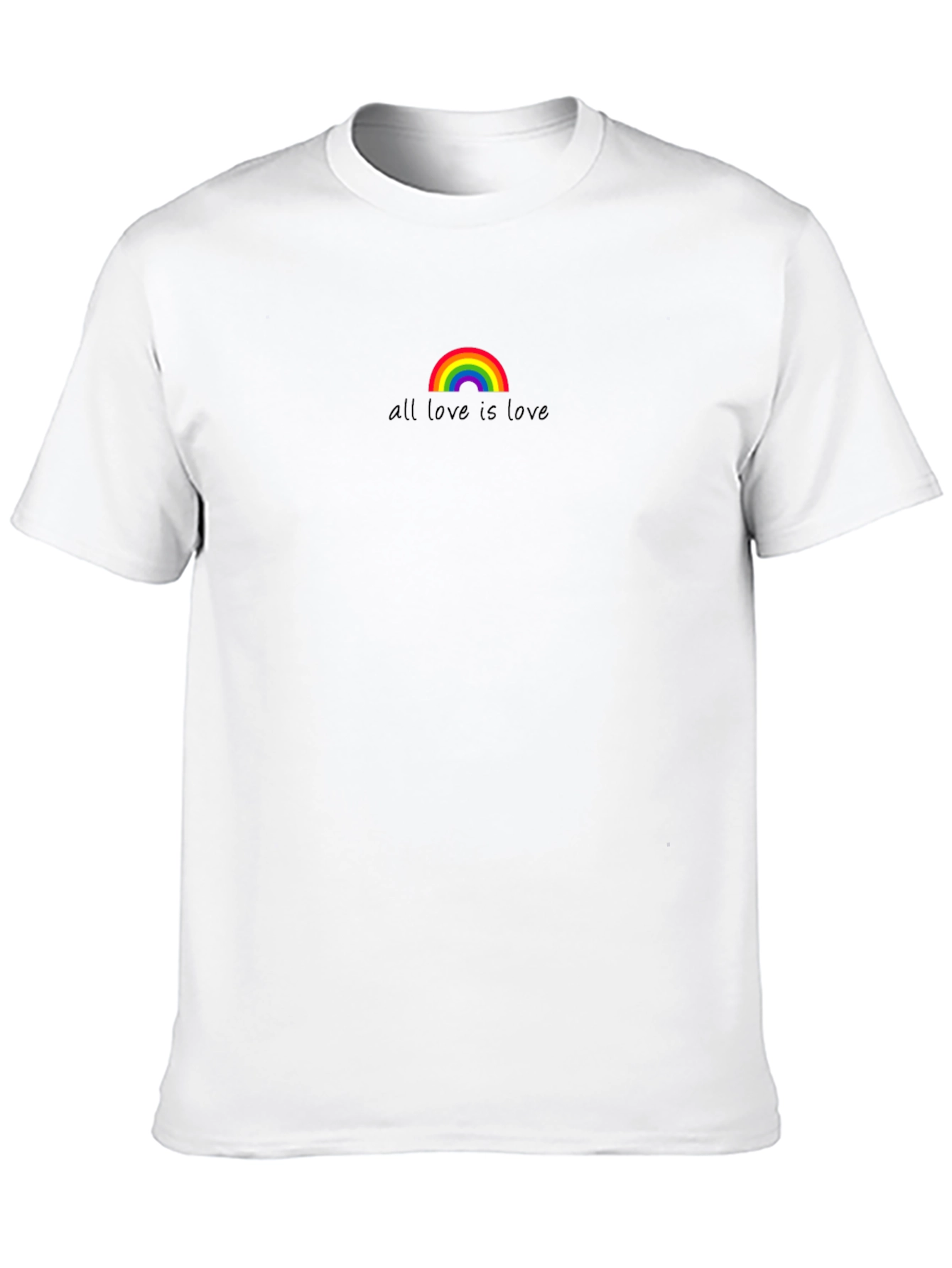 All Love Is Love Rainbow T-Shirt - Black