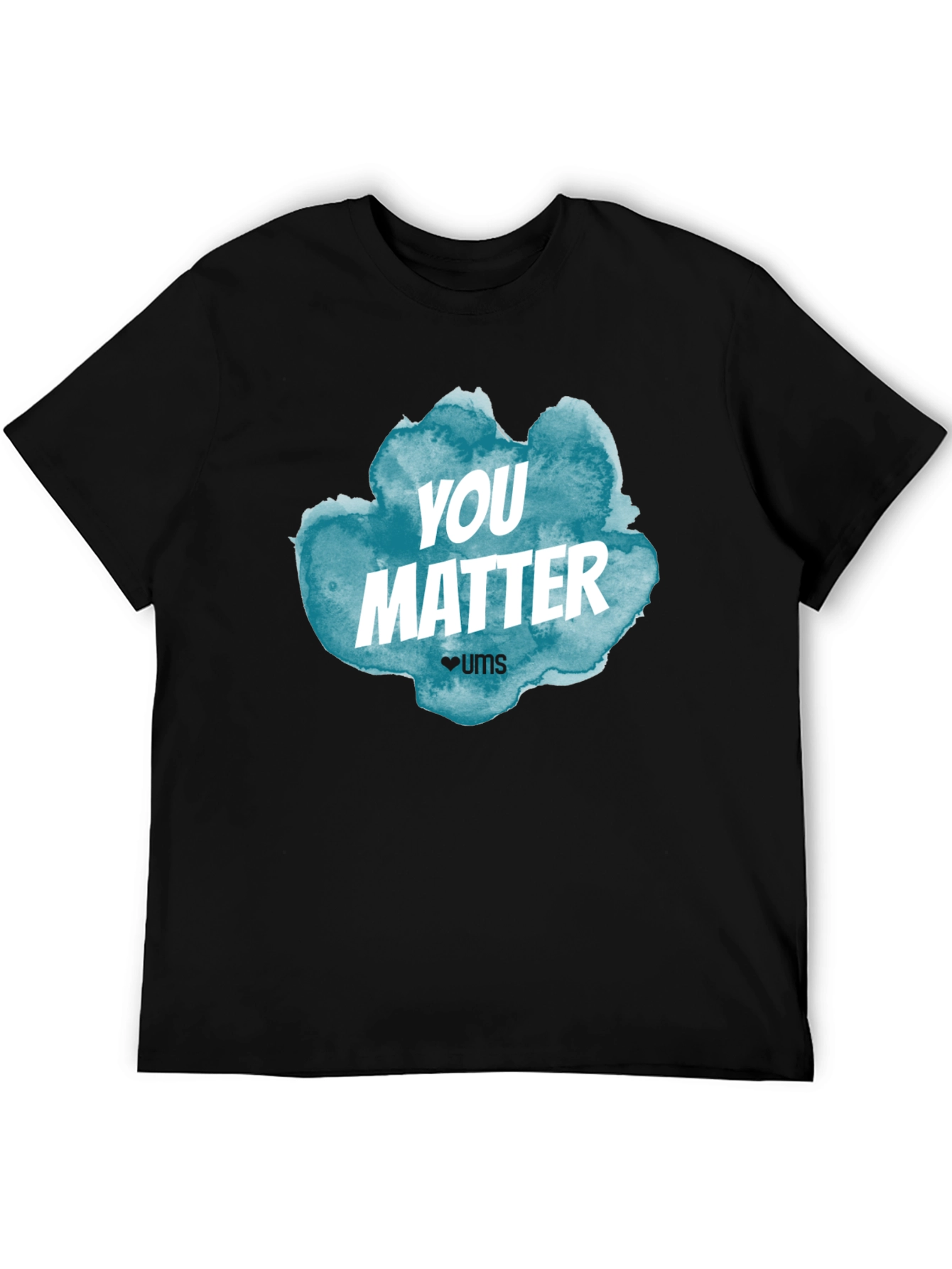 You Matter Graphic Print Crew Neck T-Shirt
