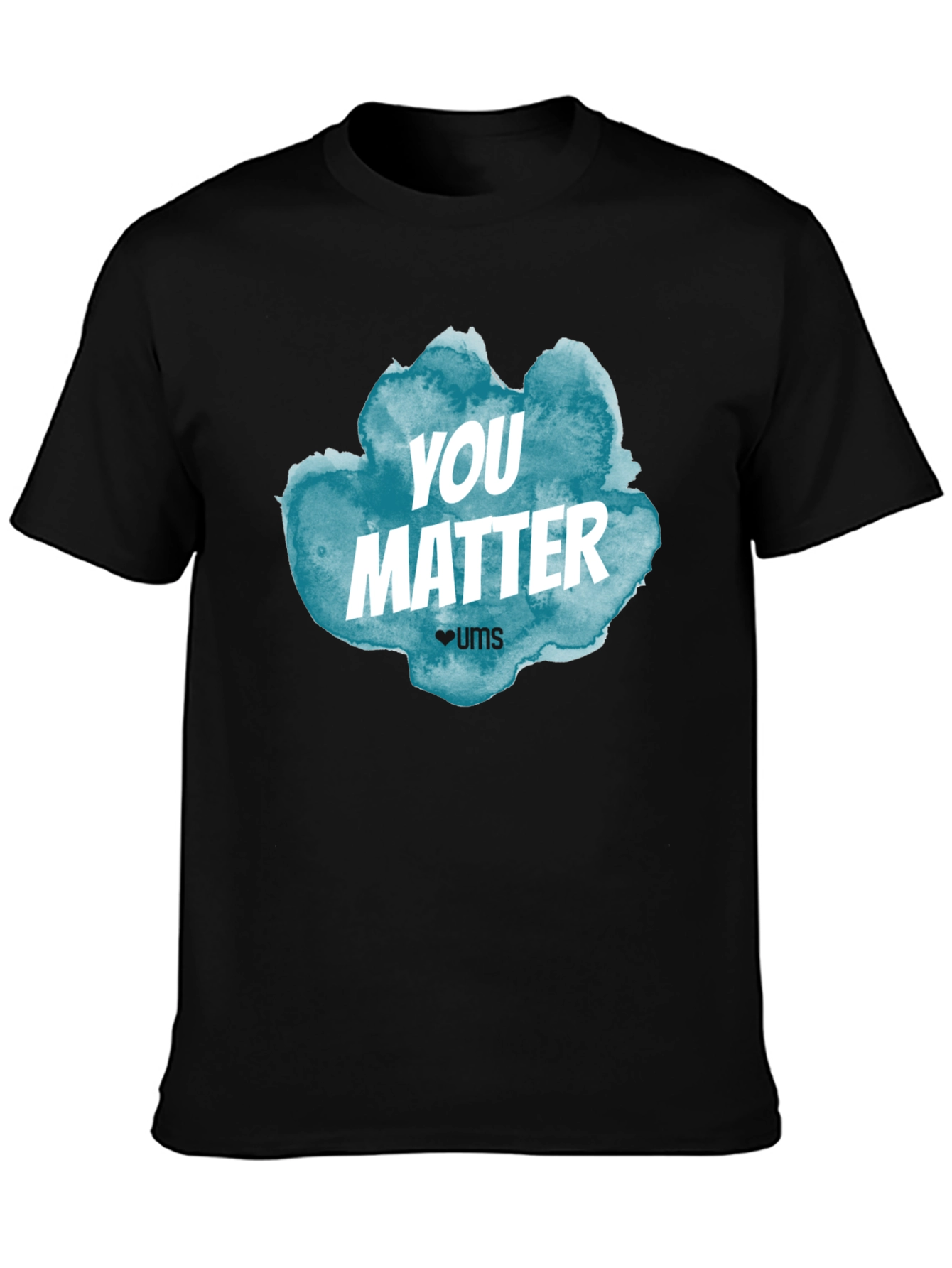 You Matter Graphic Print Crew Neck T-Shirt