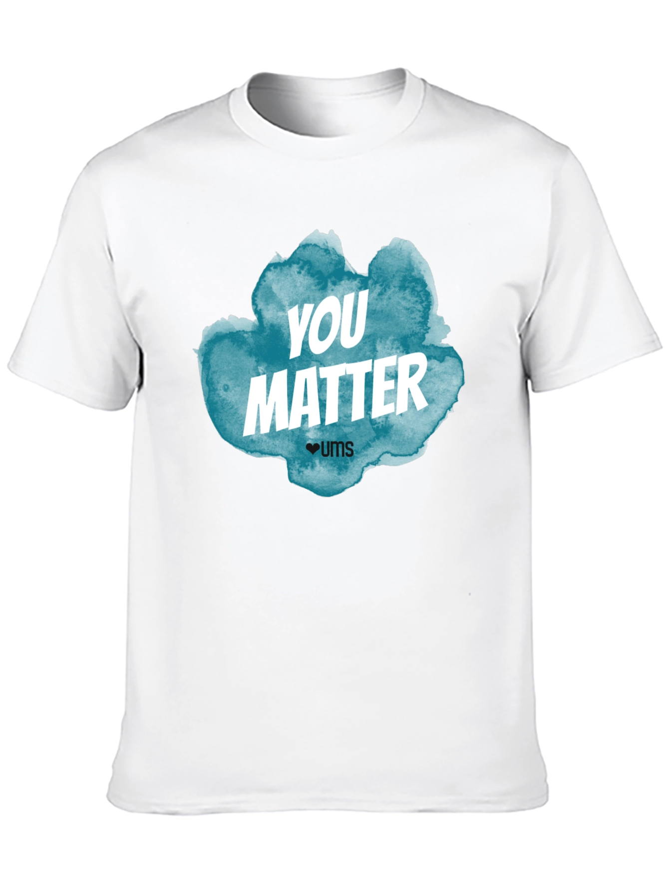 You Matter Graphic Print Crew Neck T-Shirt