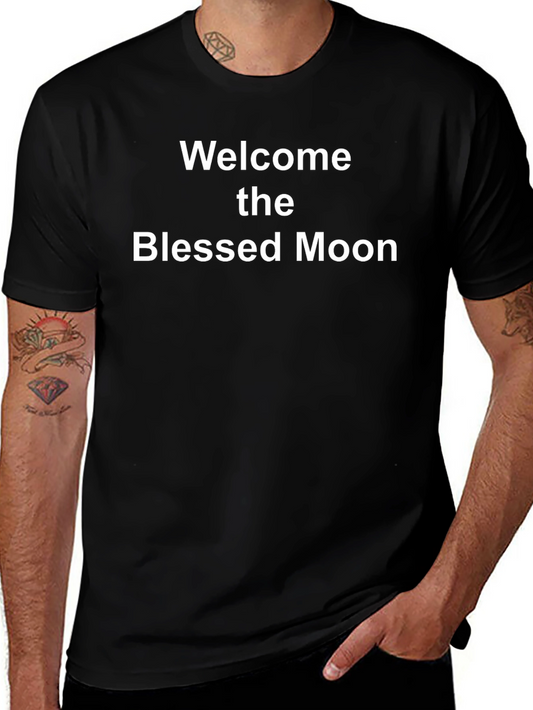 Welcome the Blessed Moon Black T-Shirt