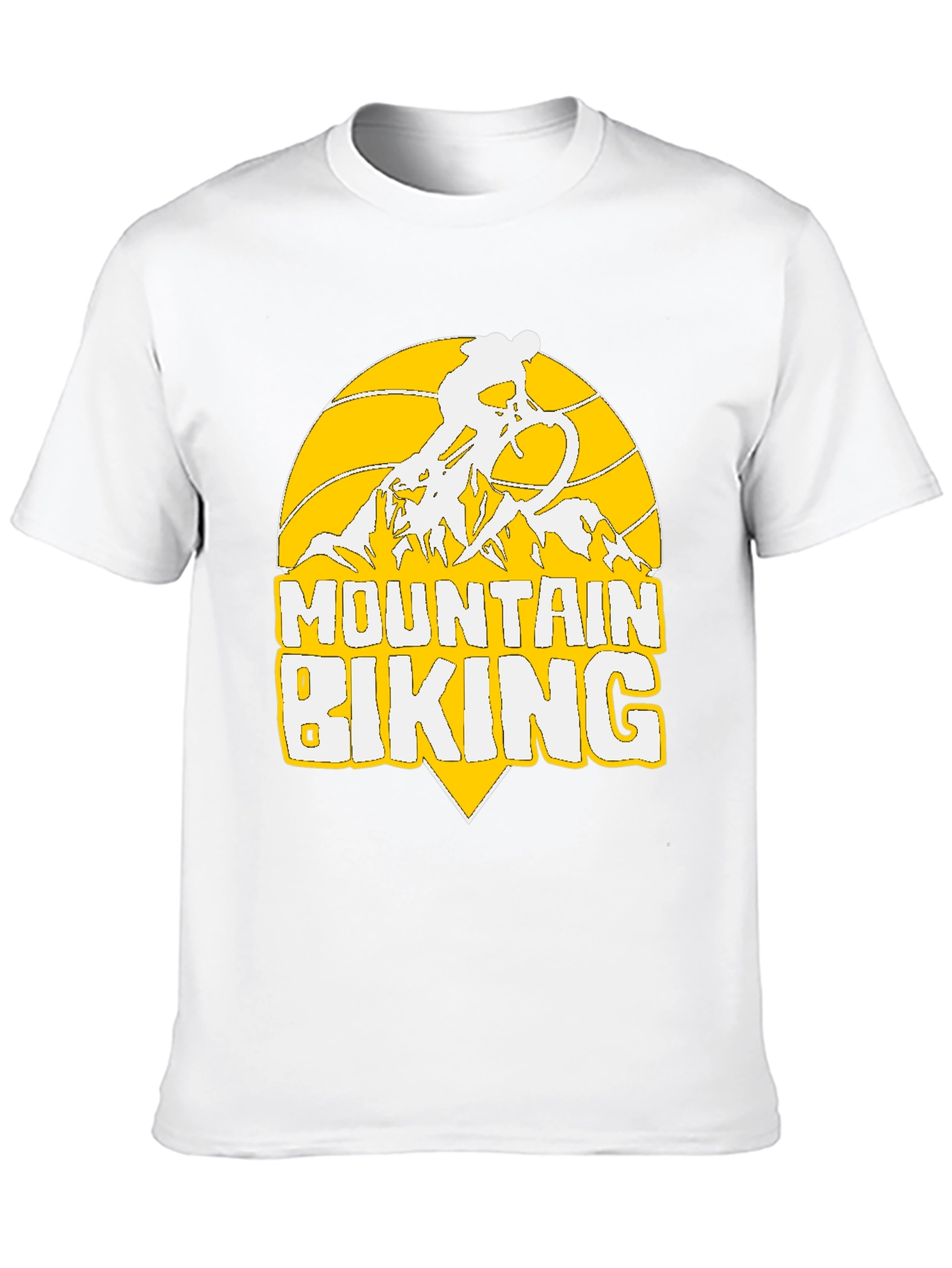 Mountain Biking Graphic Tee - Adventure Awaits!