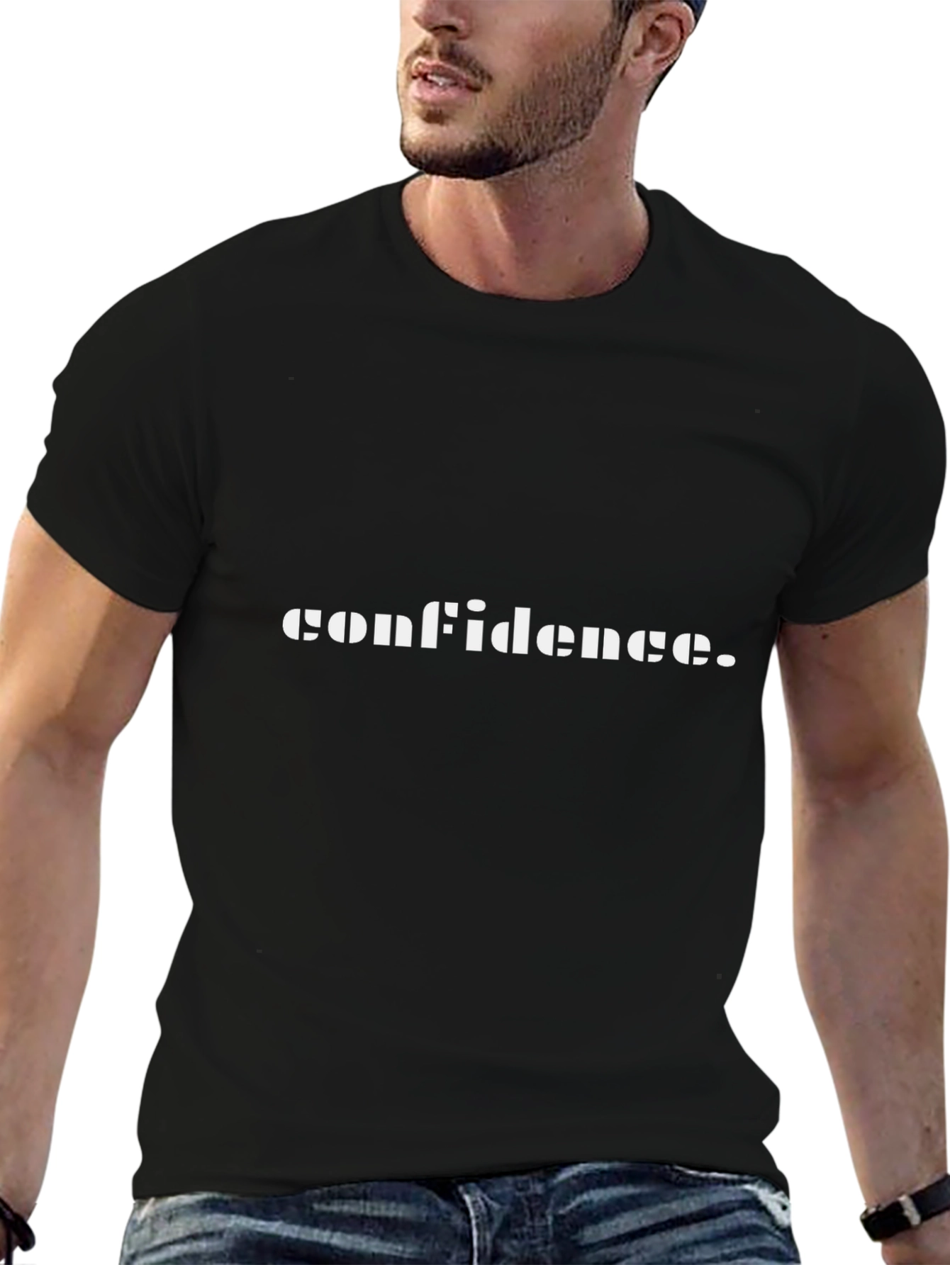 Confidence Graphic Tee - Bold Statement Shirt