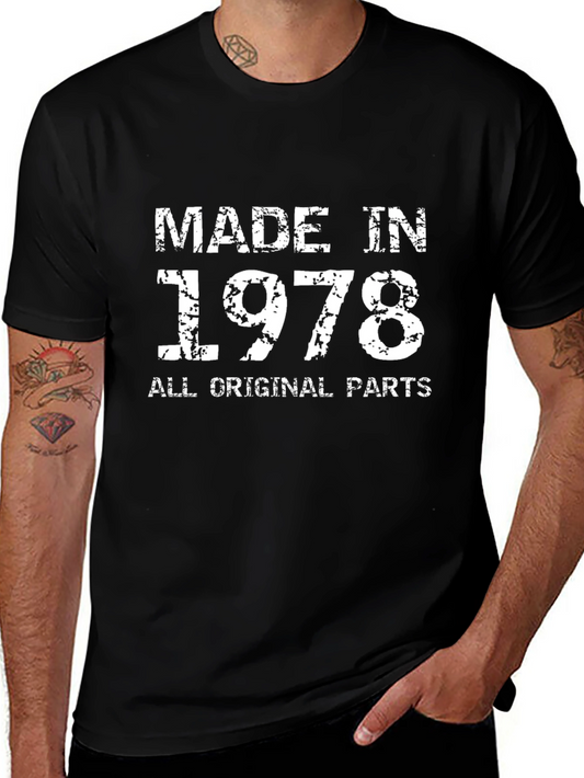 Made in 1978 All Original Parts T-Shirt